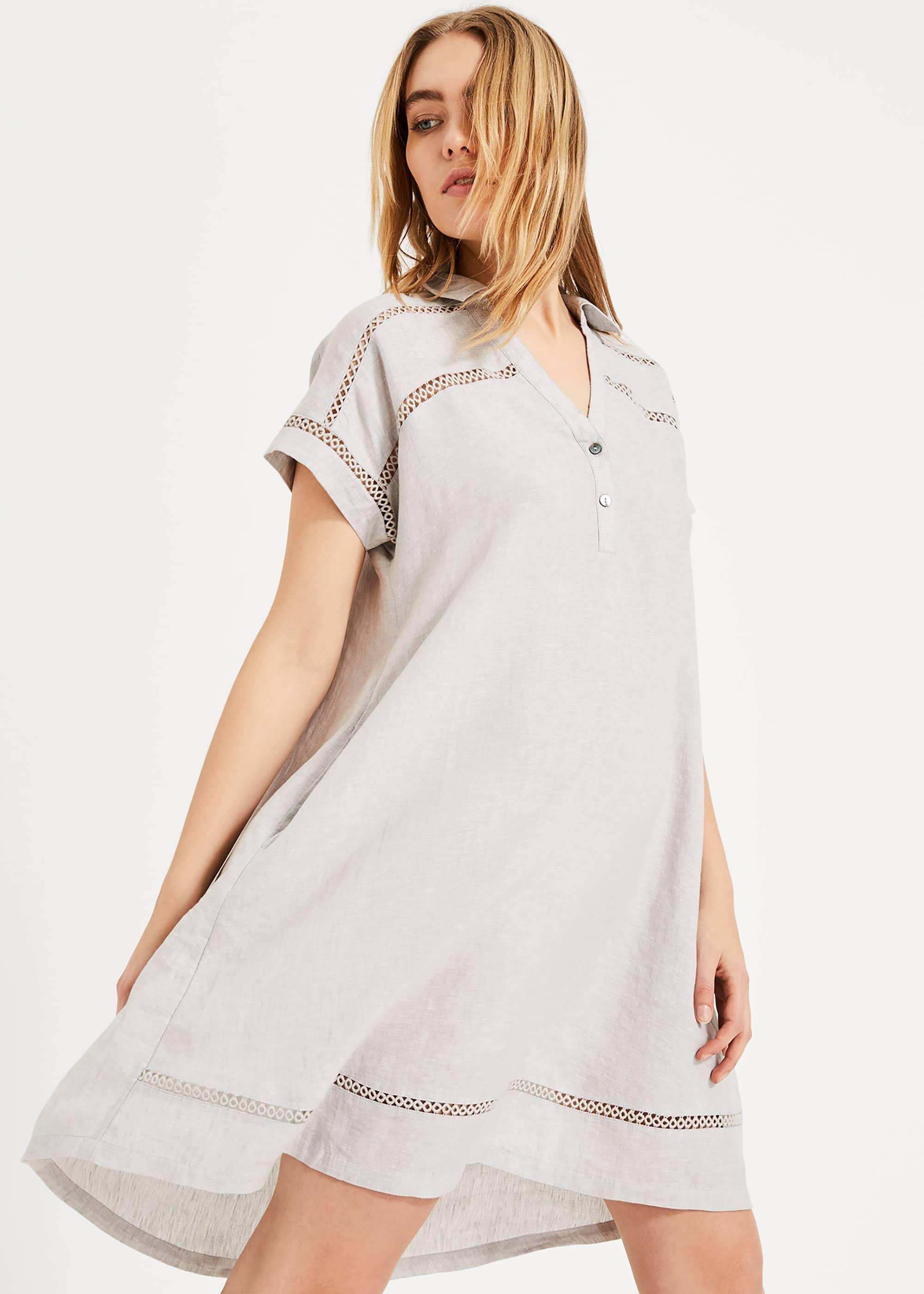 Arla Linen Swing Dress