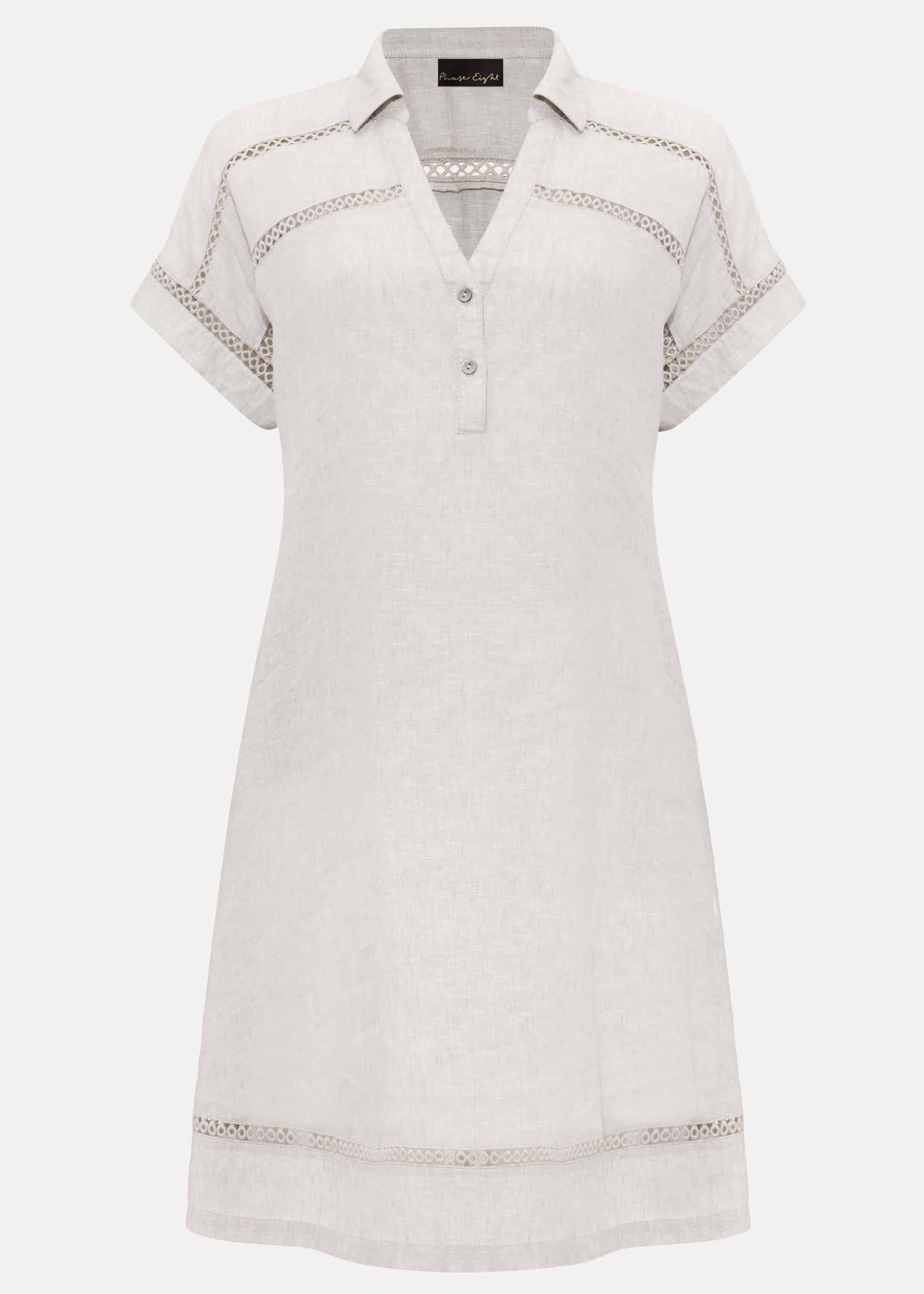 Arla Linen Swing Dress