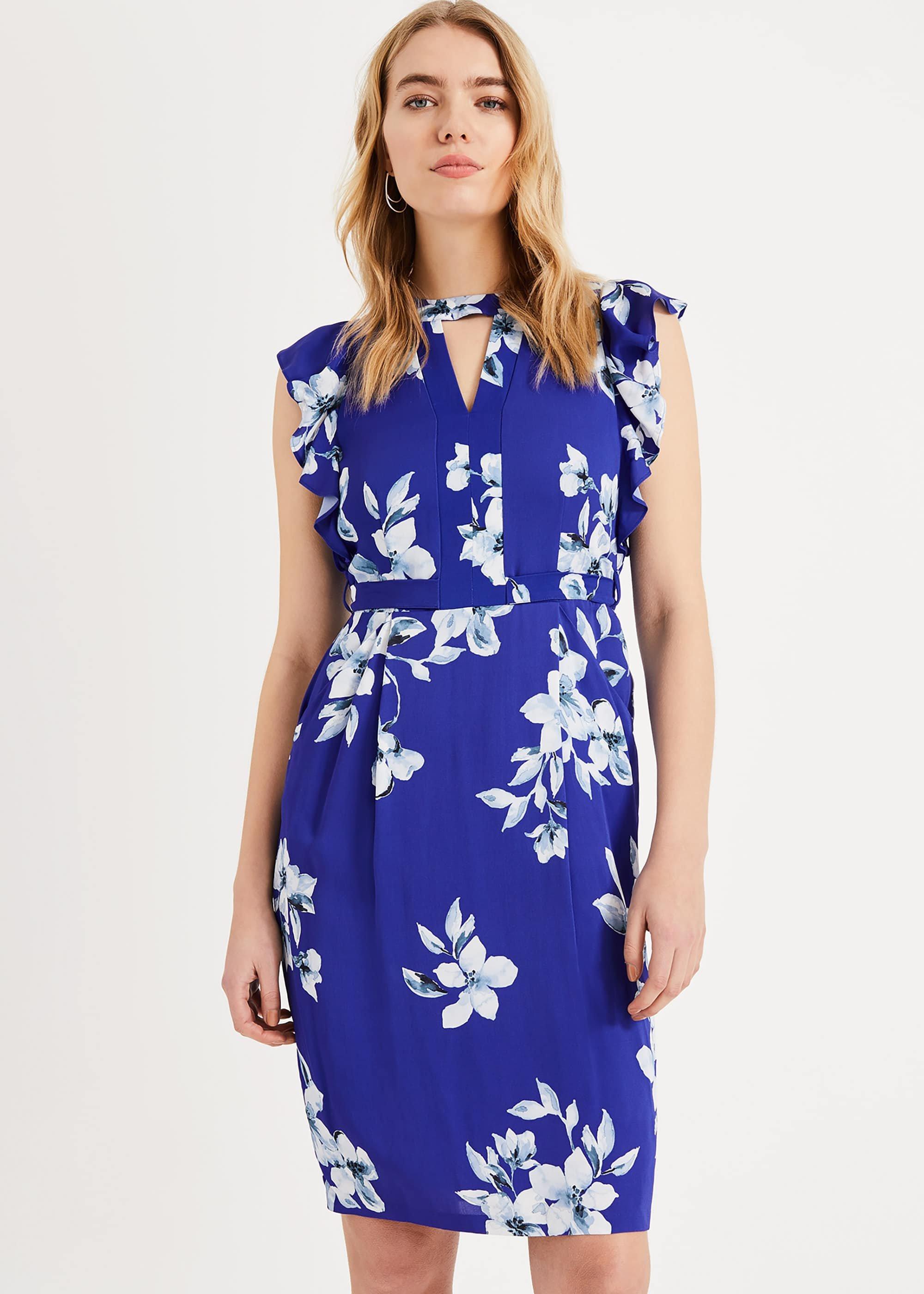 Olive Floral Dress
