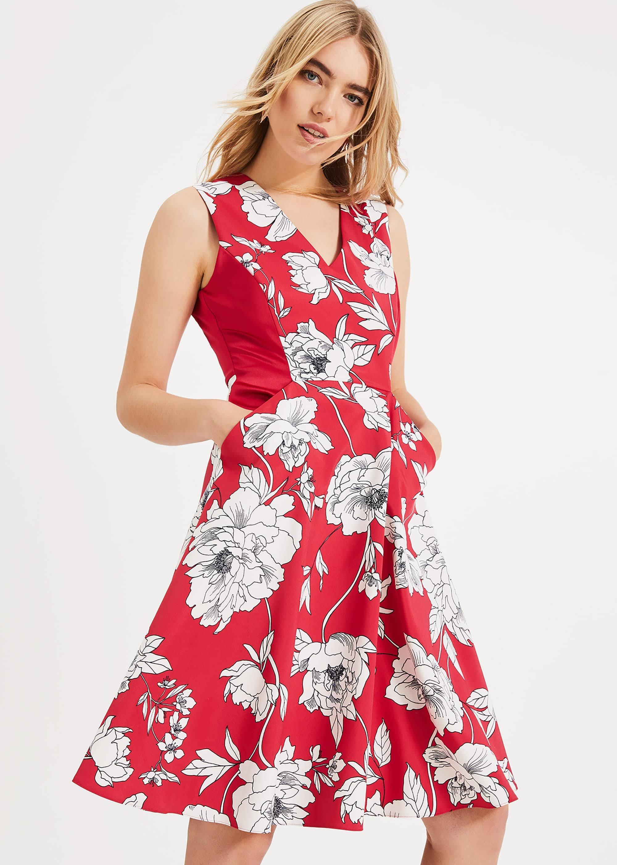 Eve Floral Fit & Flare Dress
