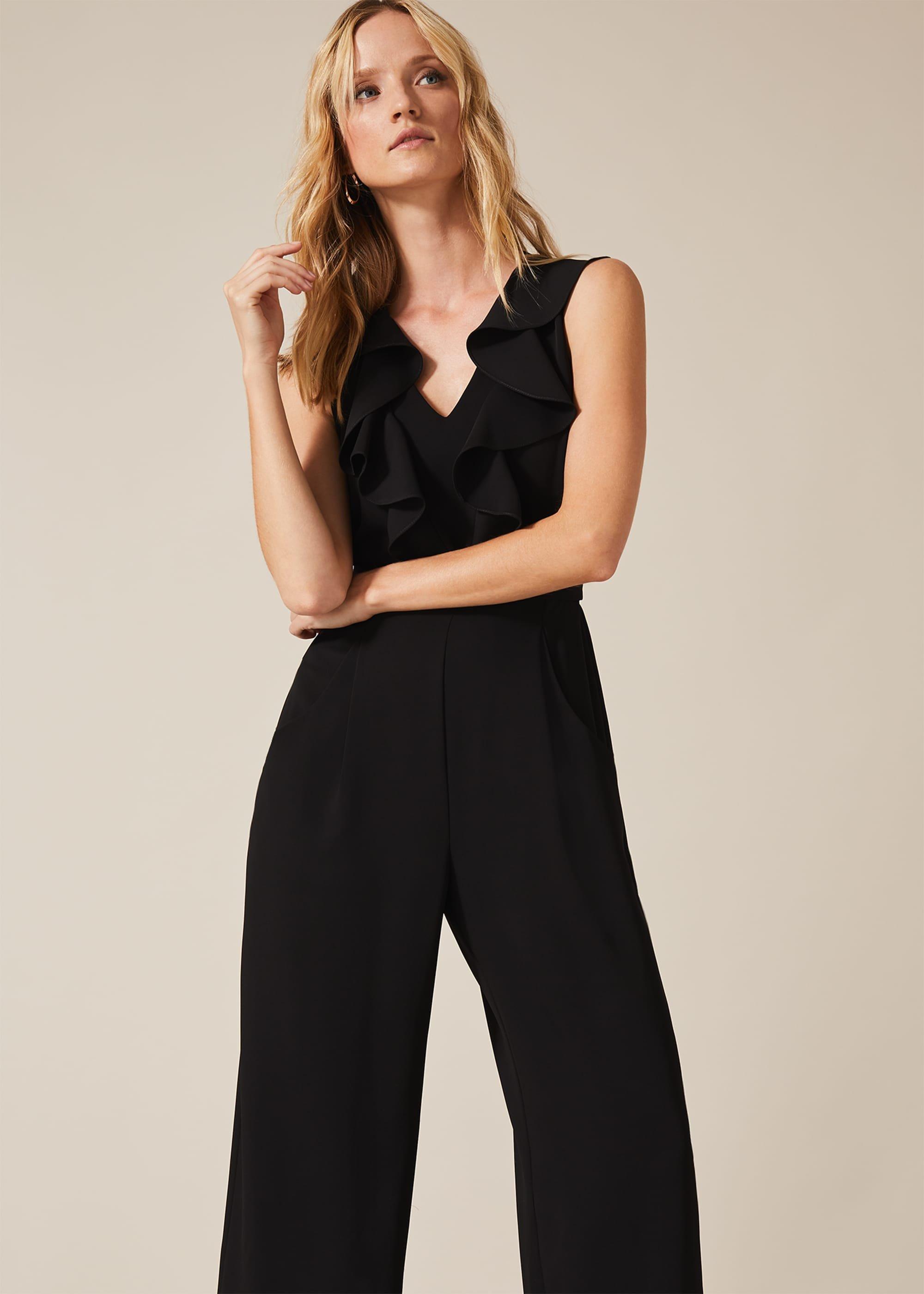 Linda Frill Wrap Jumpsuit