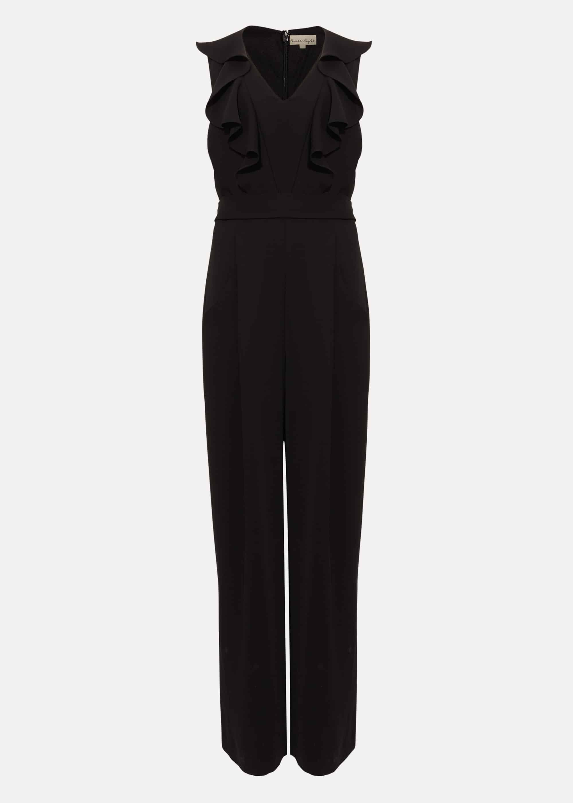 Linda Frill Wrap Jumpsuit