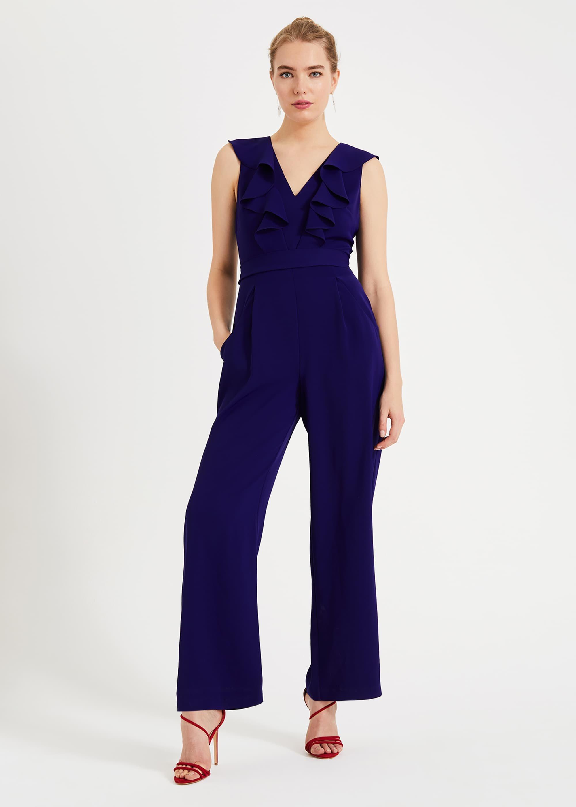 Linda Frill Wrap Jumpsuit