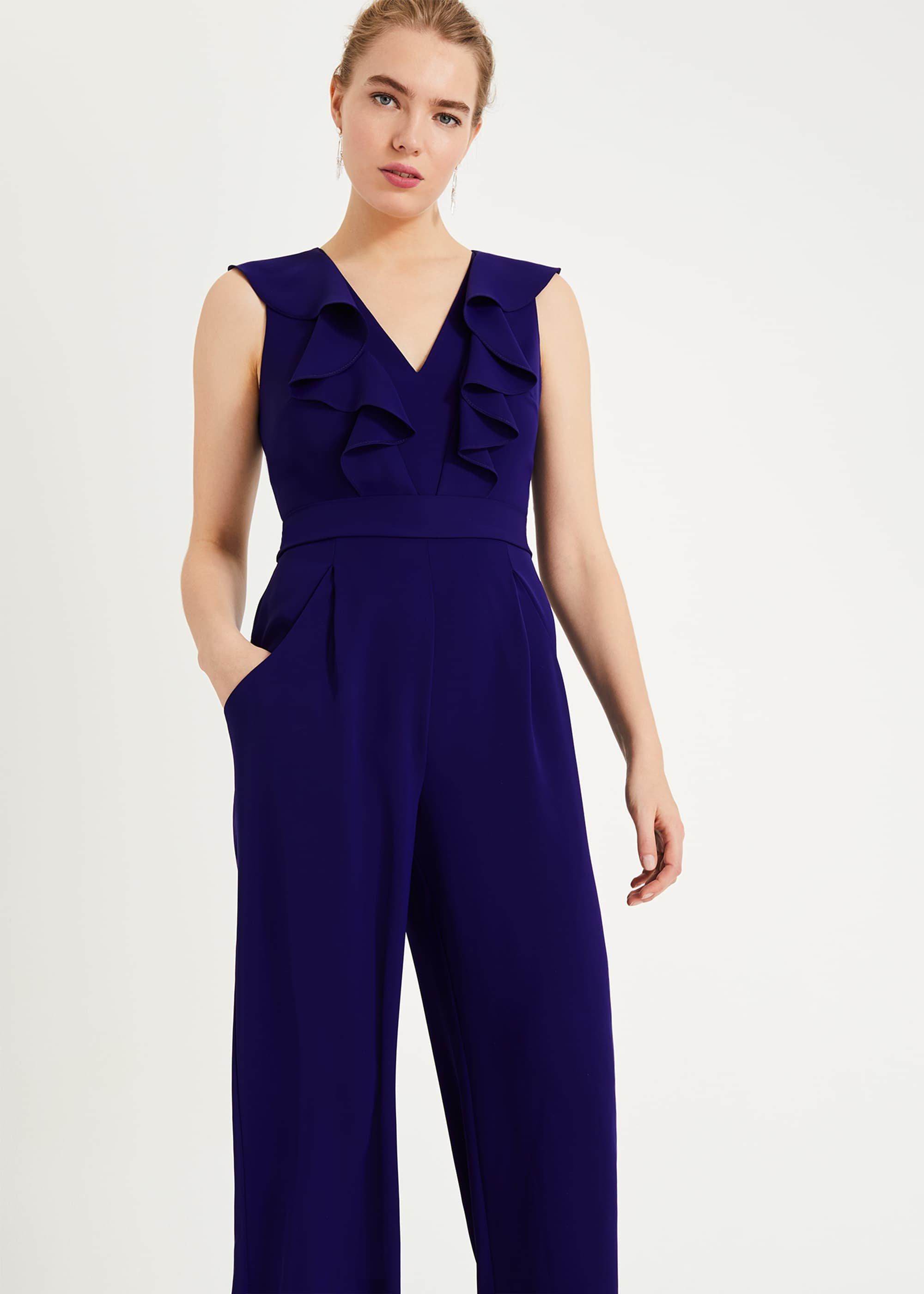 Linda Frill Wrap Jumpsuit