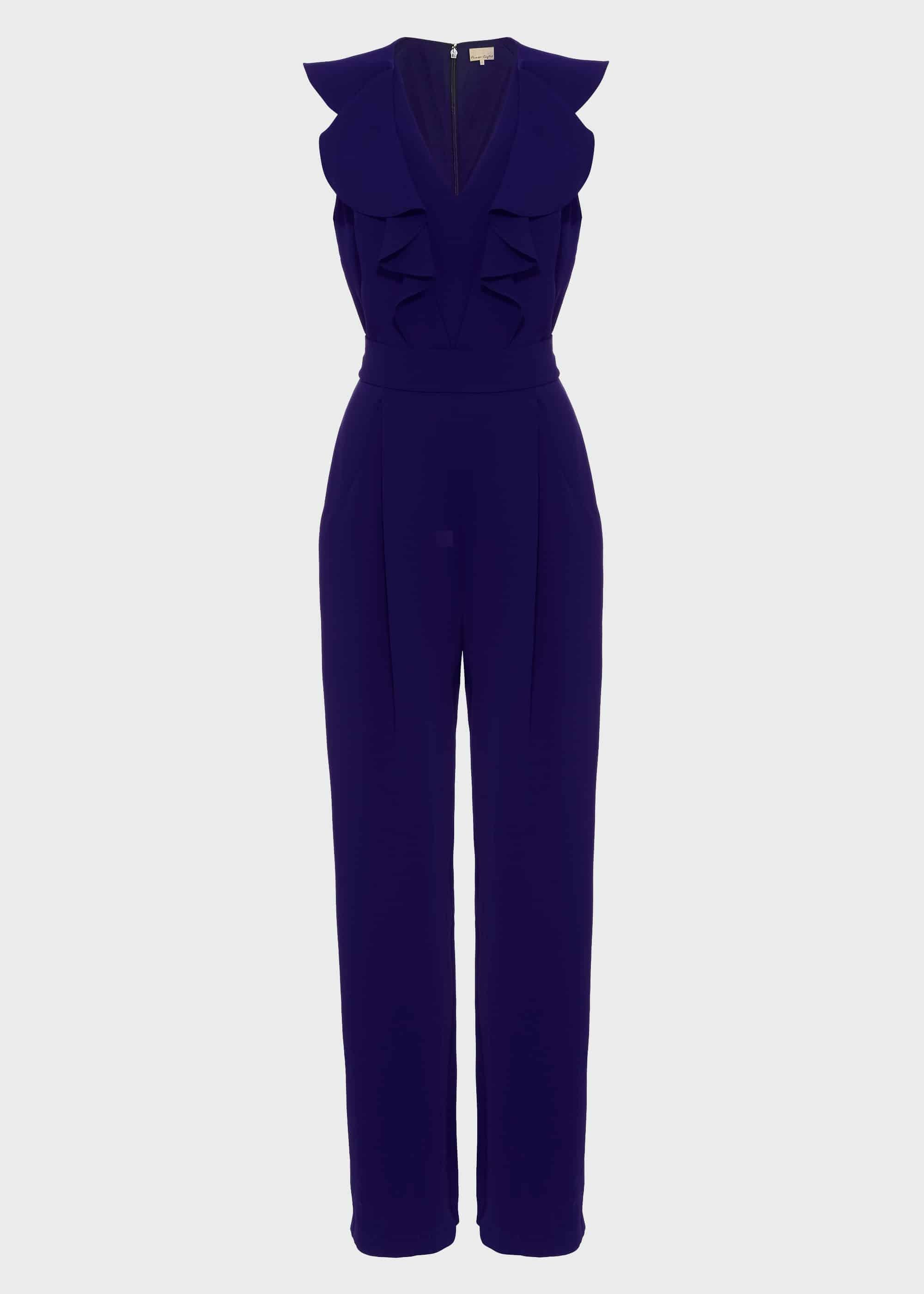 Linda Frill Wrap Jumpsuit