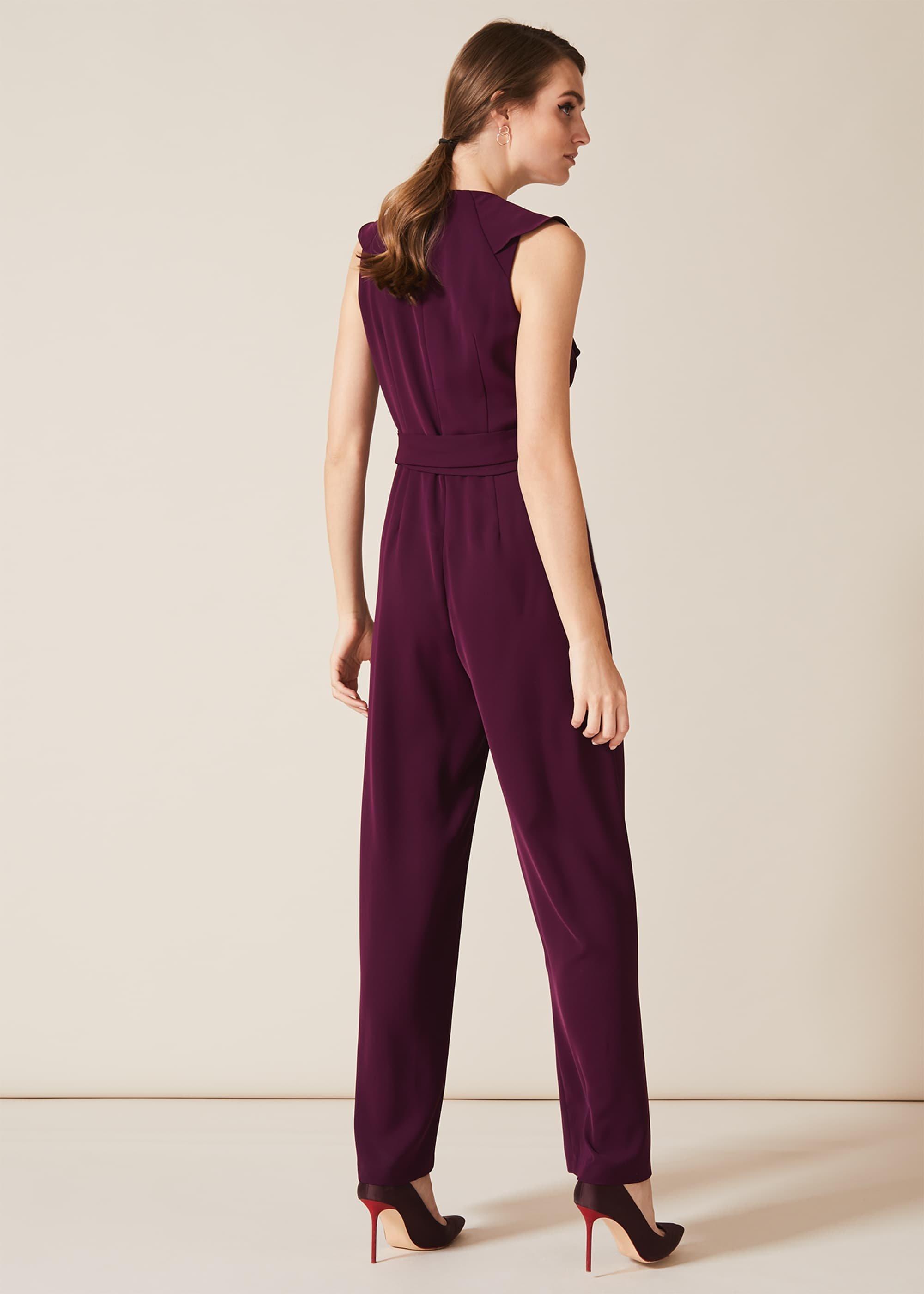 Linda Frill Wrap Jumpsuit