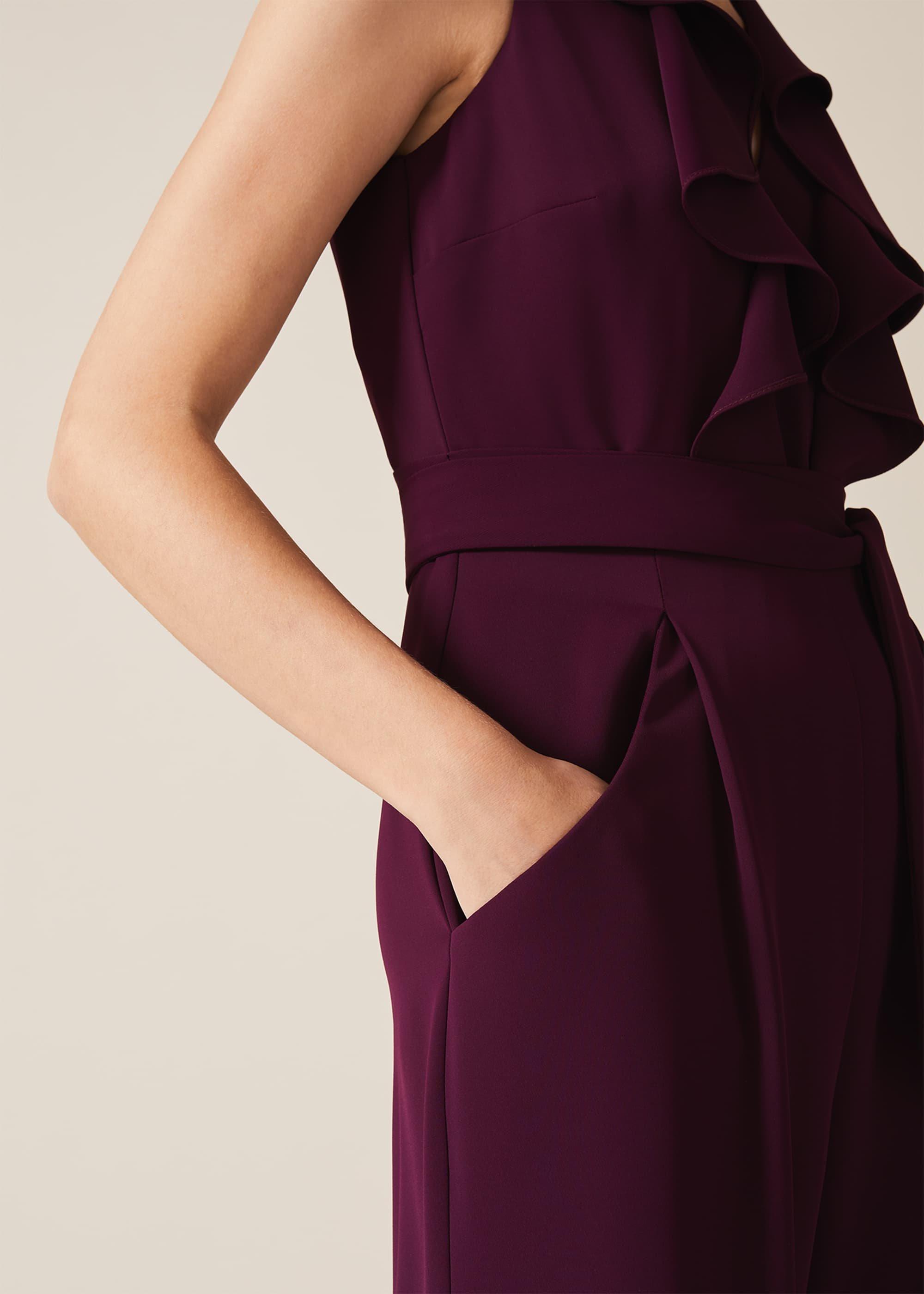 Linda Frill Wrap Jumpsuit