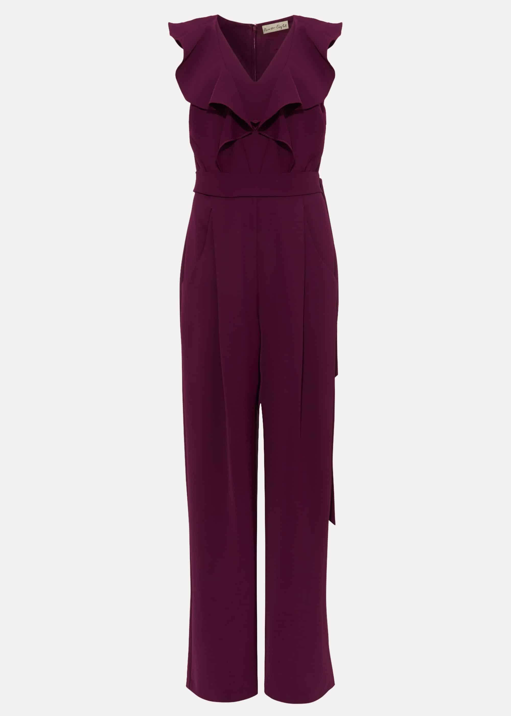Linda Frill Wrap Jumpsuit