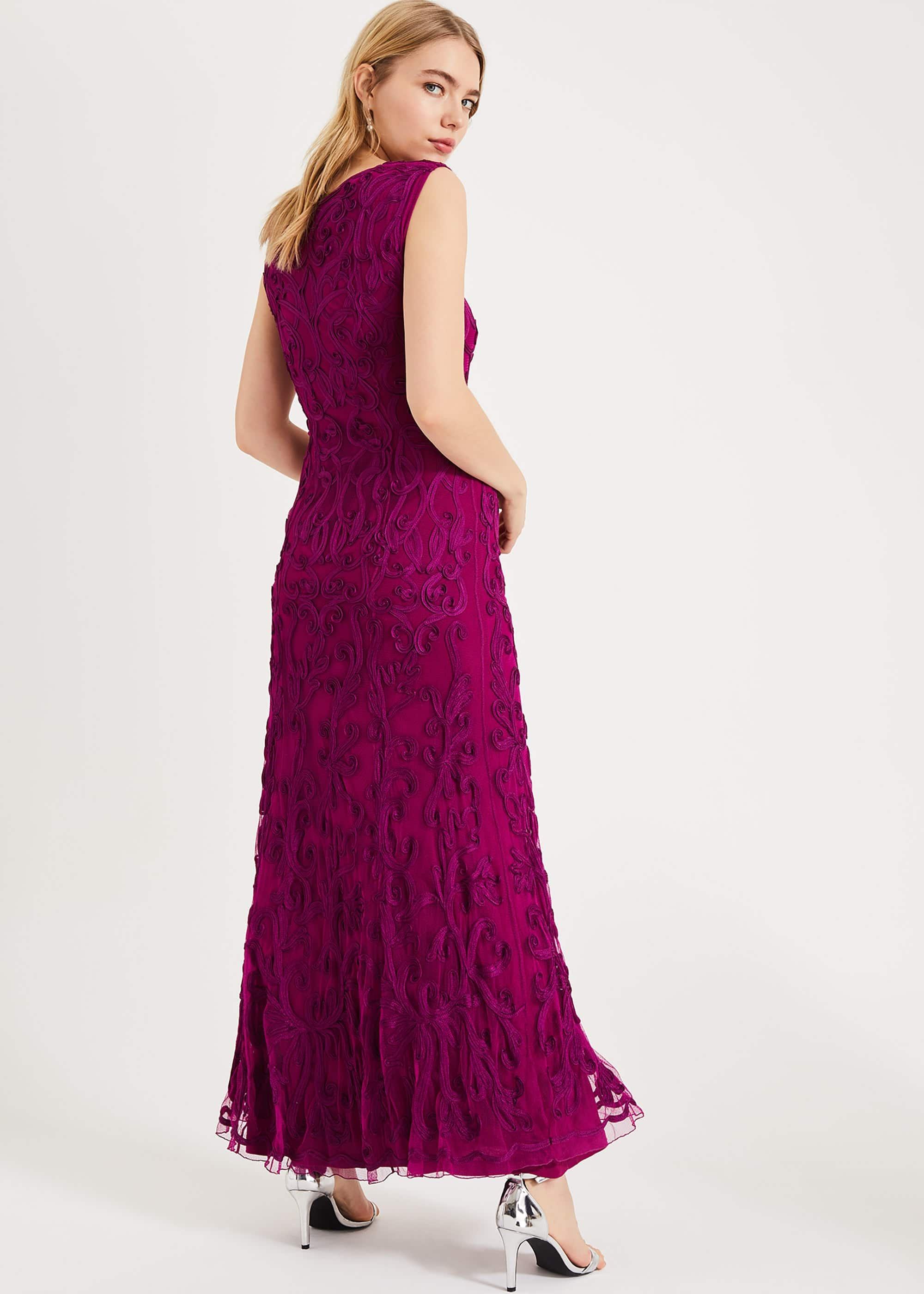 Abbie Tapework Lace Maxi Dress