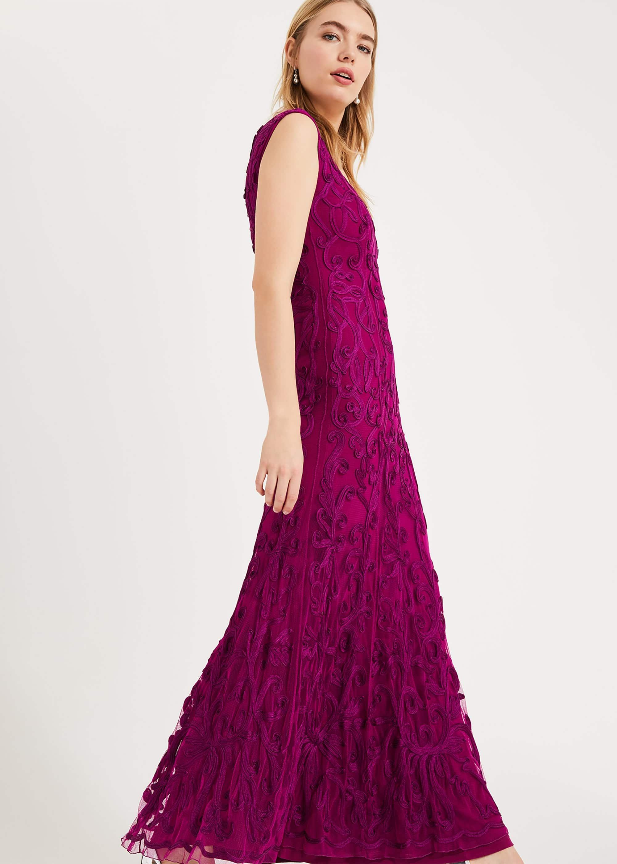 Abbie Tapework Lace Maxi Dress