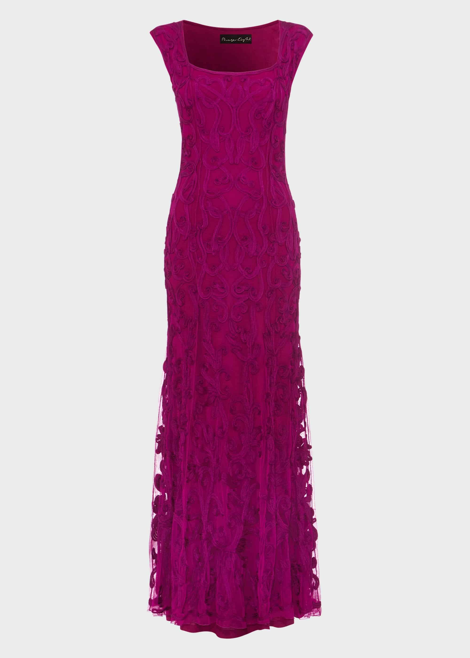 Abbie Tapework Lace Maxi Dress