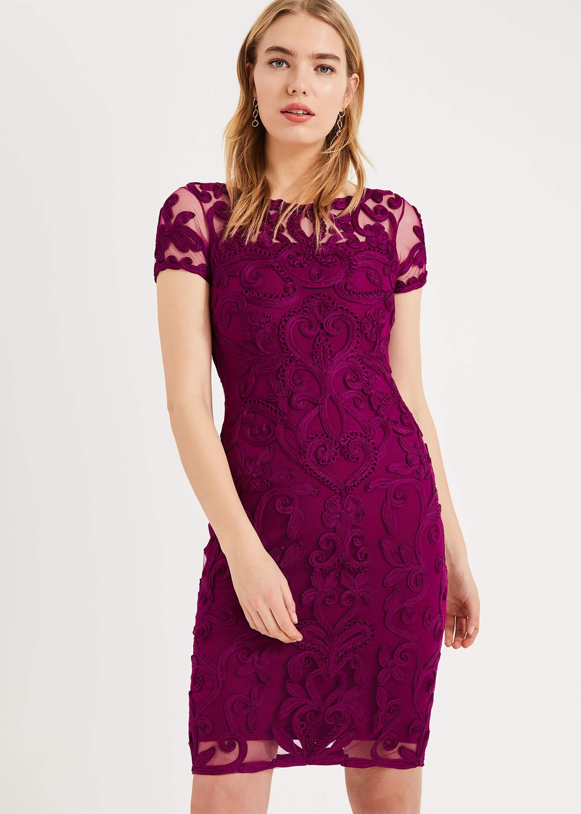 Sheena Tapework Lace Dress