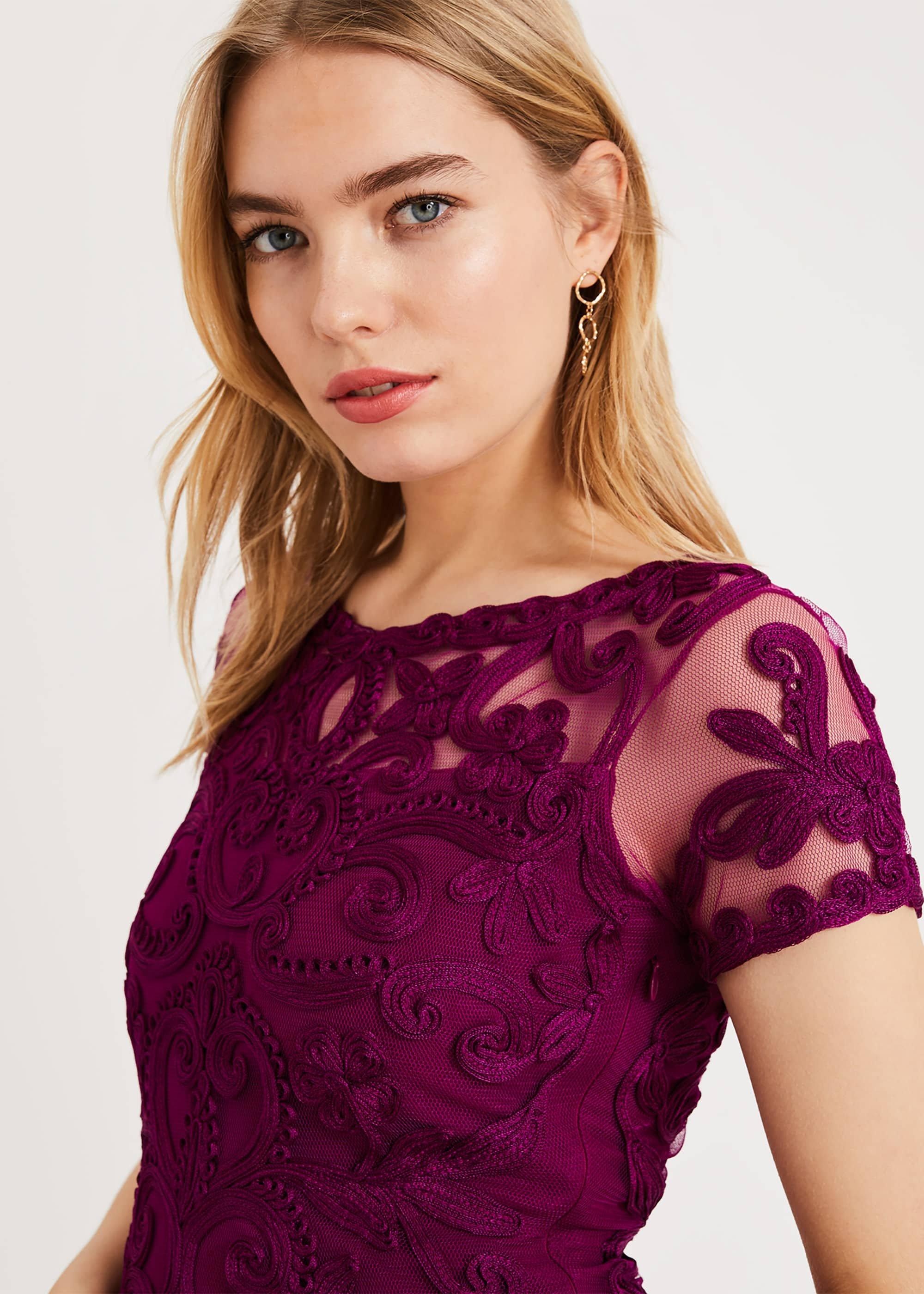 Sheena Tapework Lace Dress