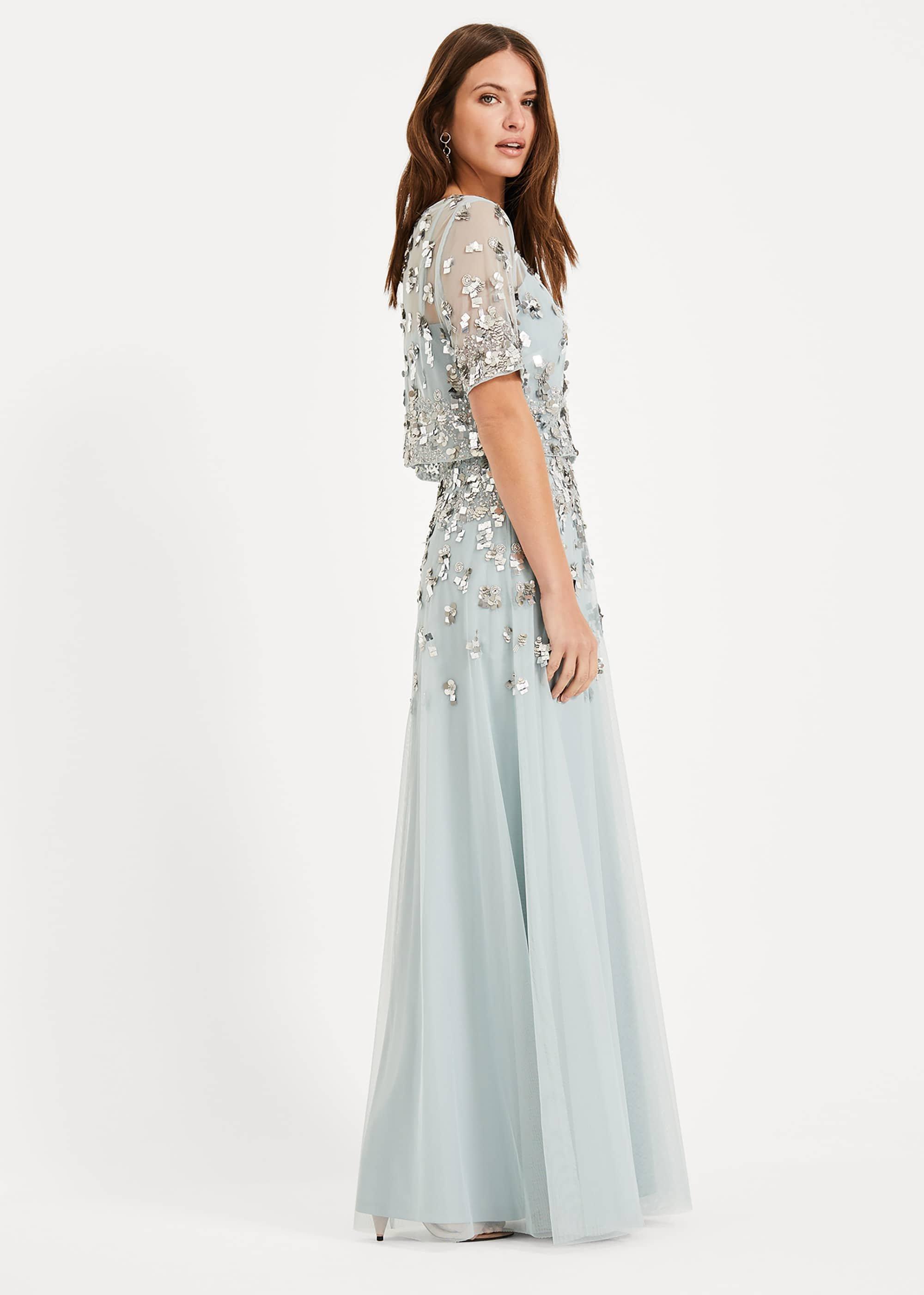Christina Sequin Maxi Dress