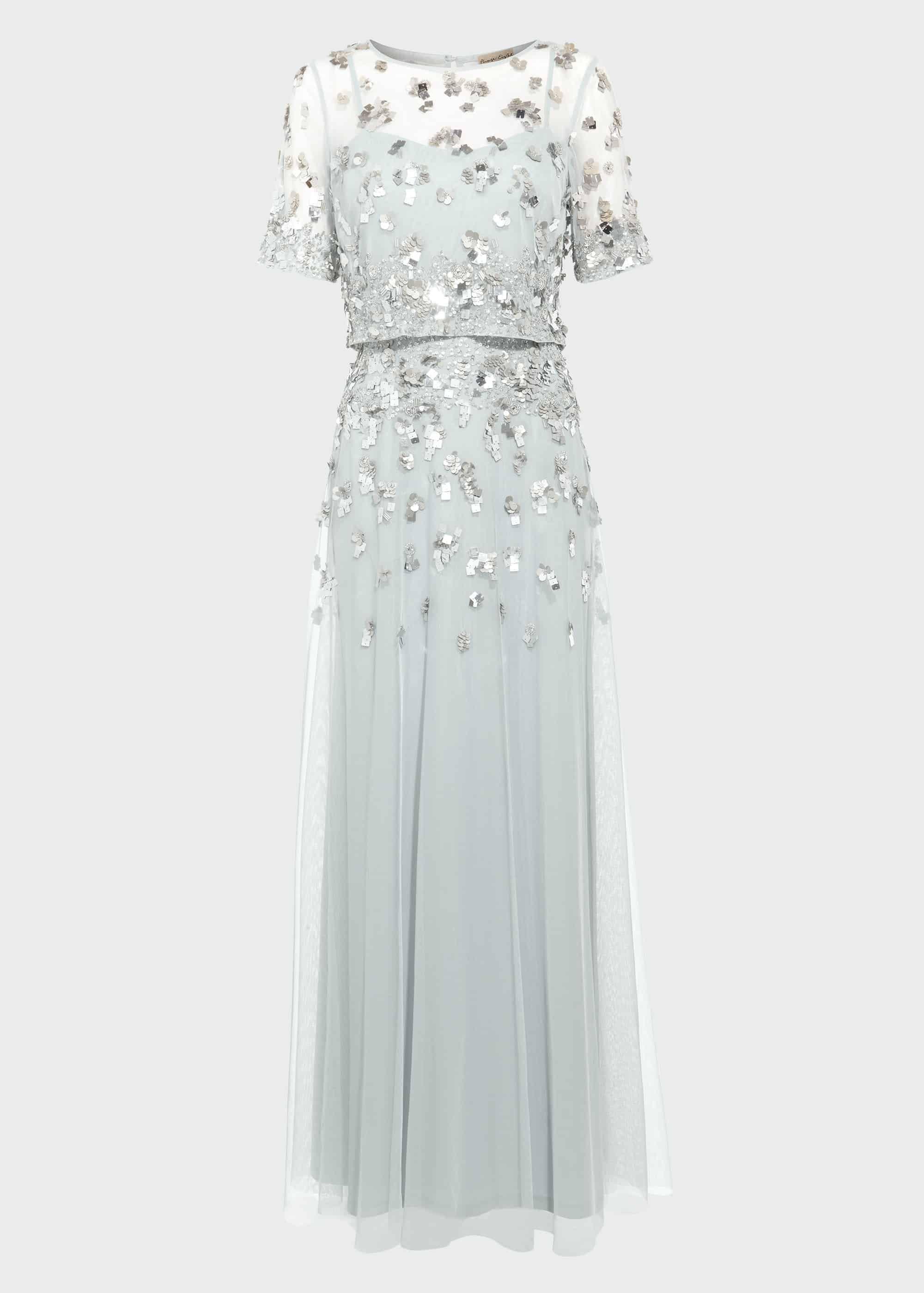 Christina Sequin Maxi Dress