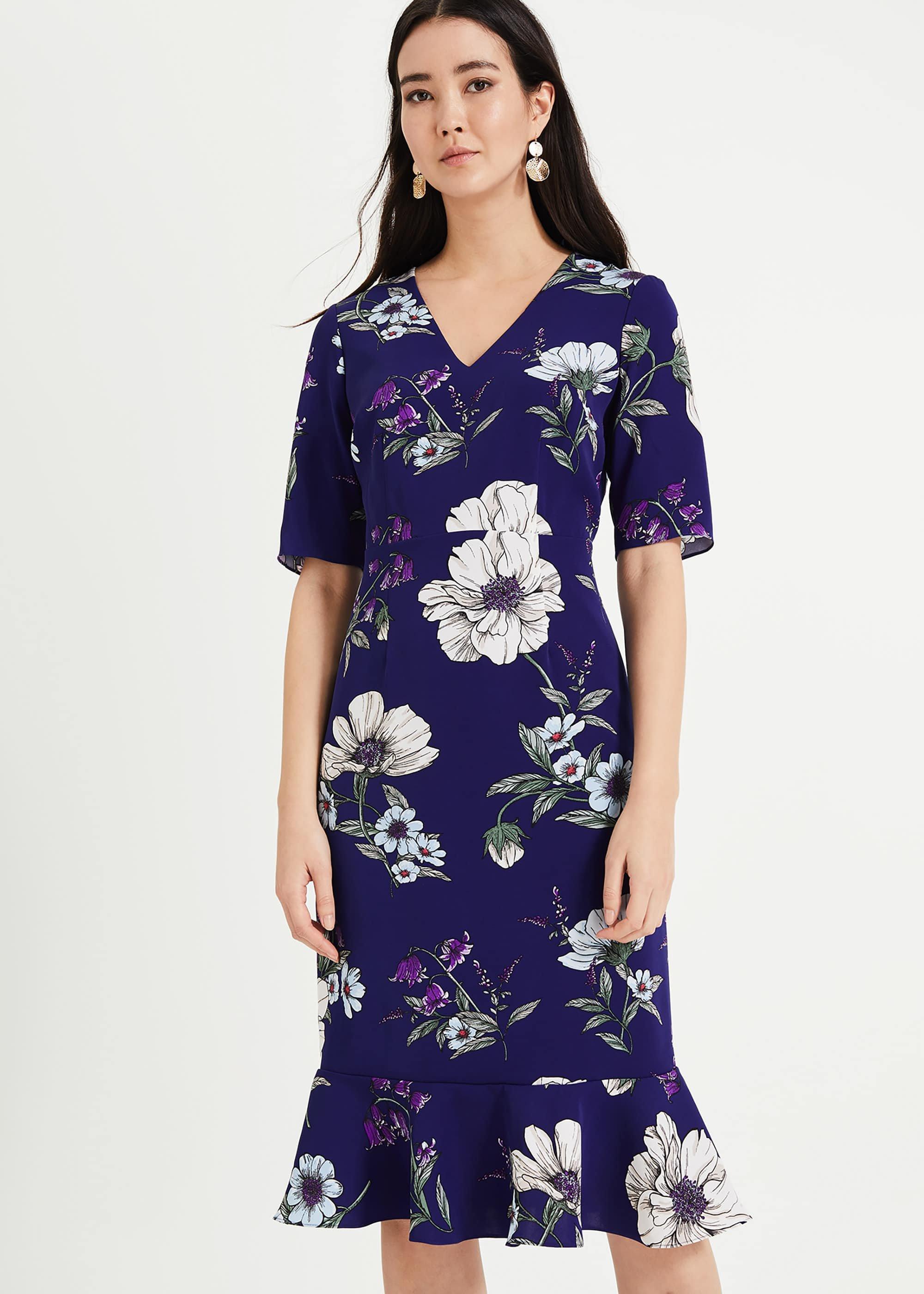 Cheryl Floral Peplum Dress