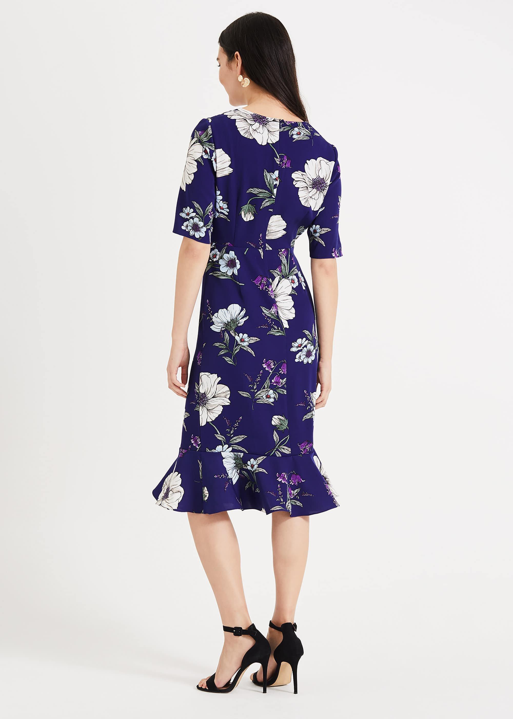 Cheryl Floral Peplum Dress
