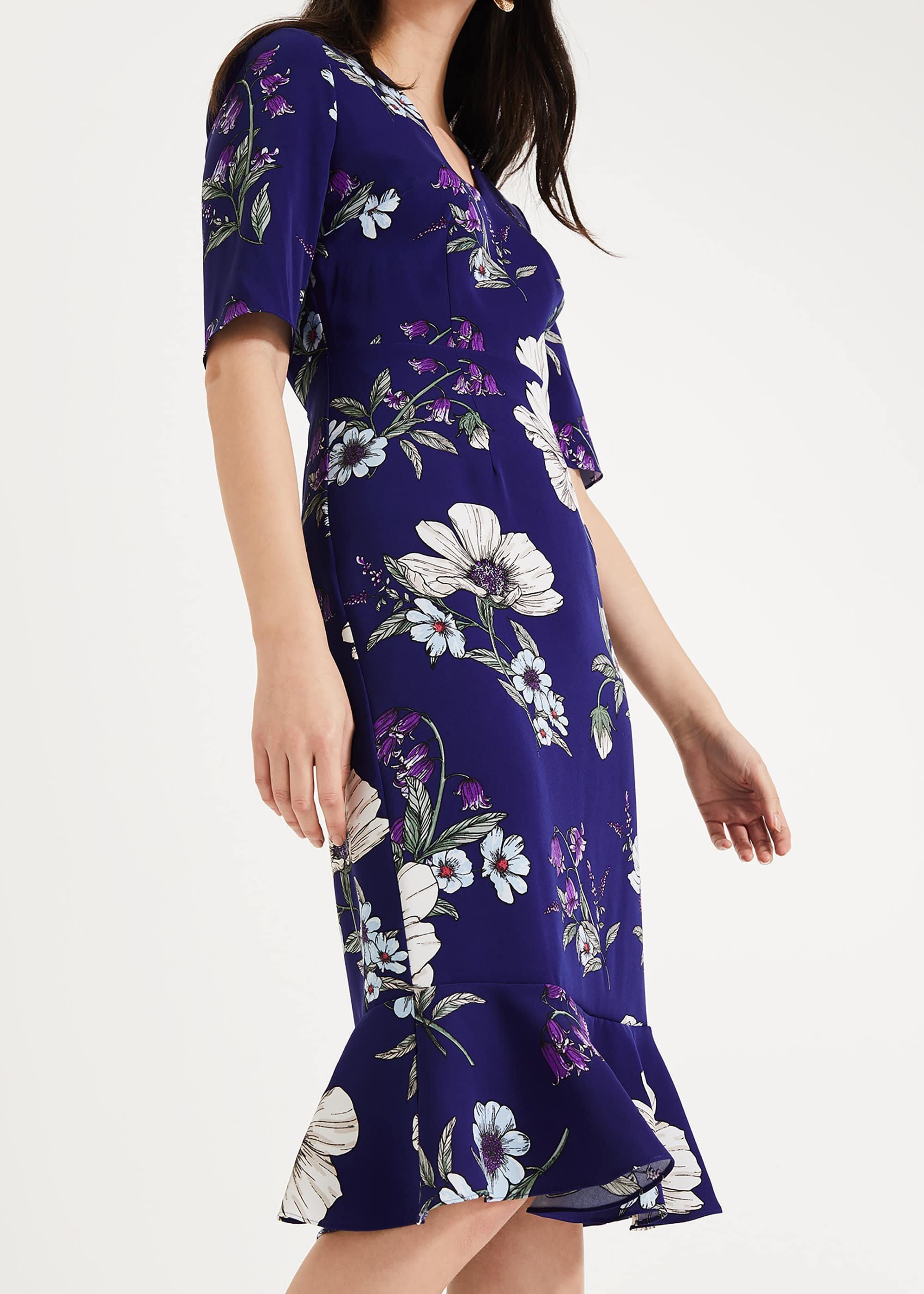 Cheryl Floral Peplum Dress