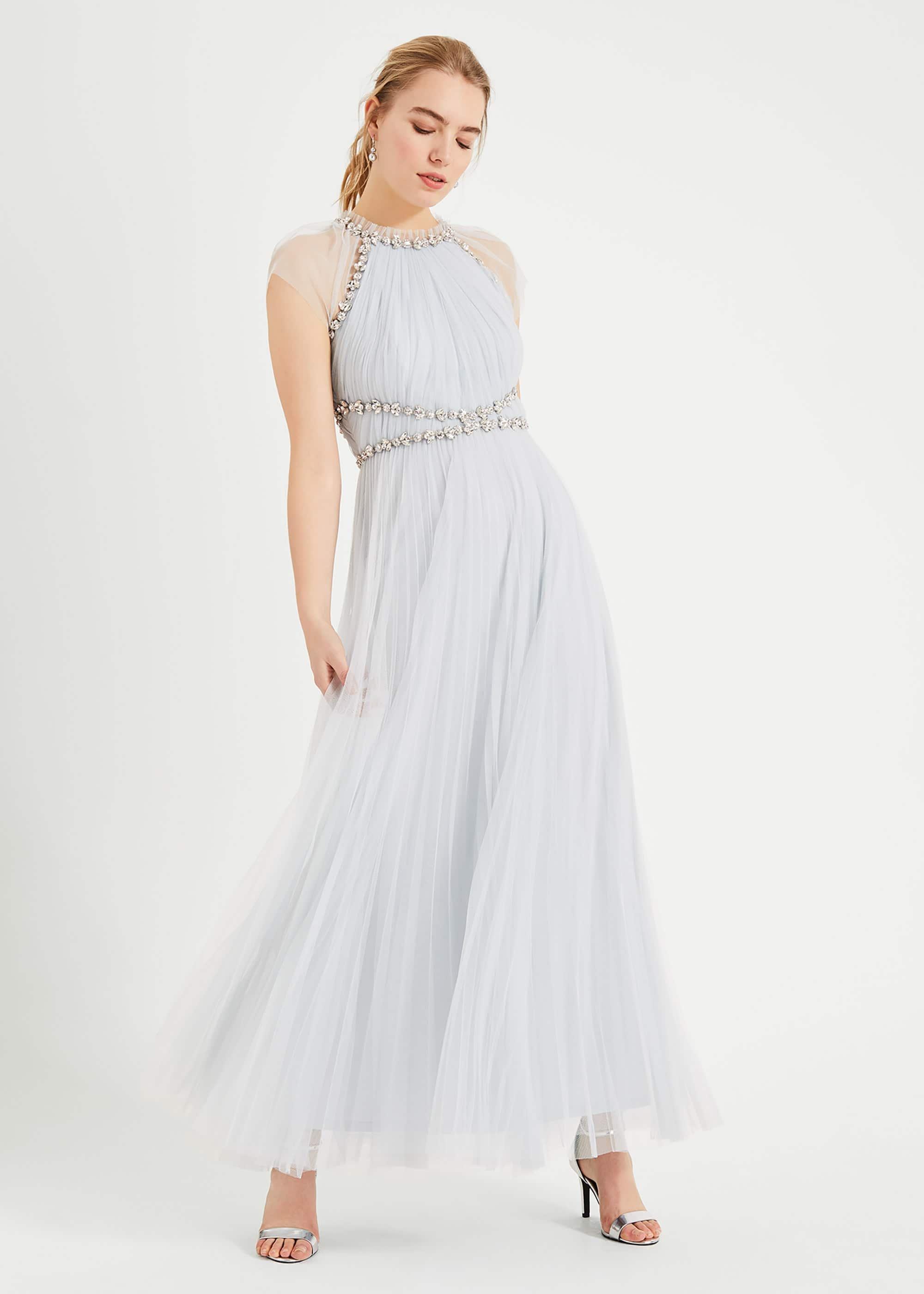 Gerona Pleated Tulle Dress