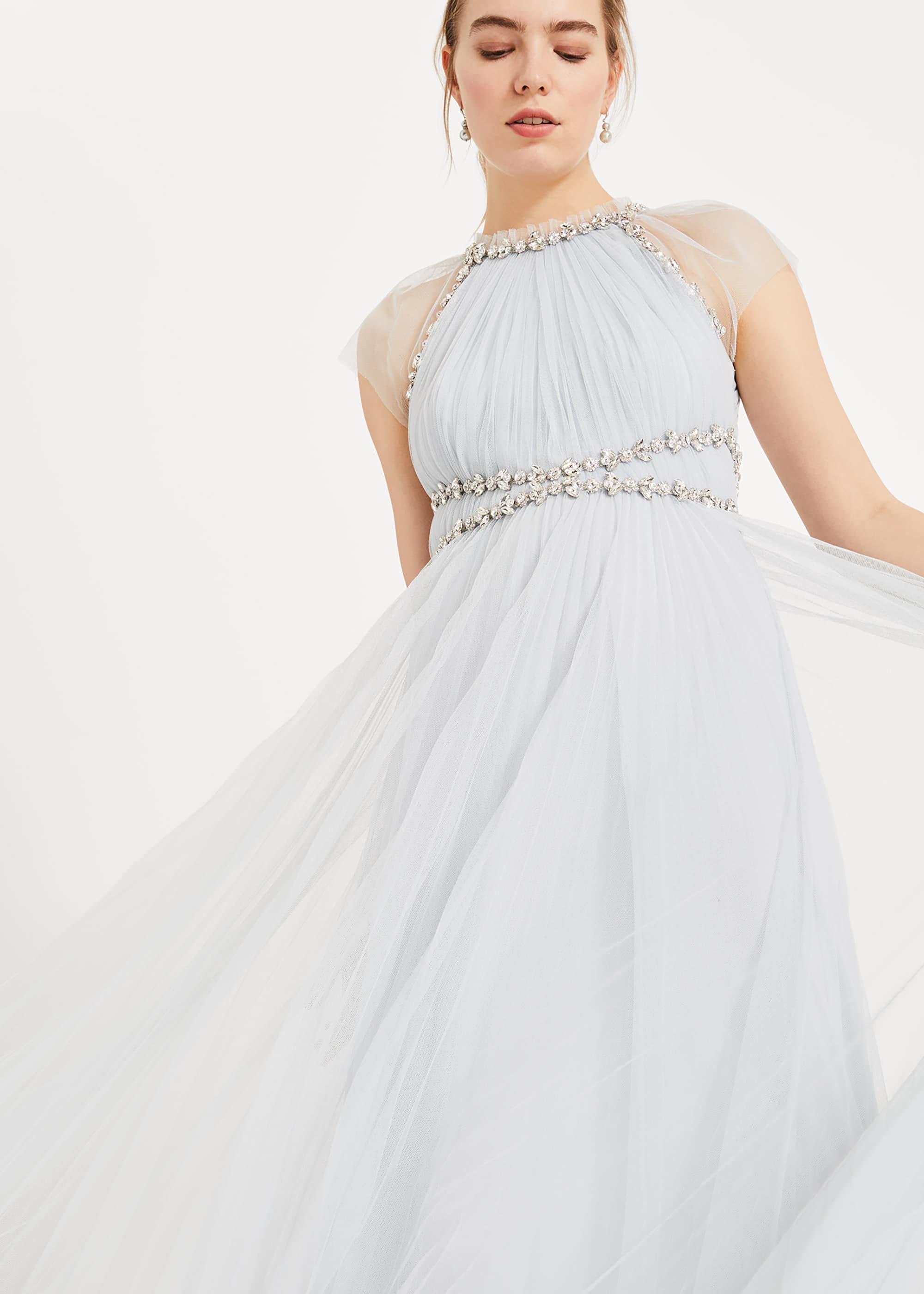 Gerona Pleated Tulle Dress