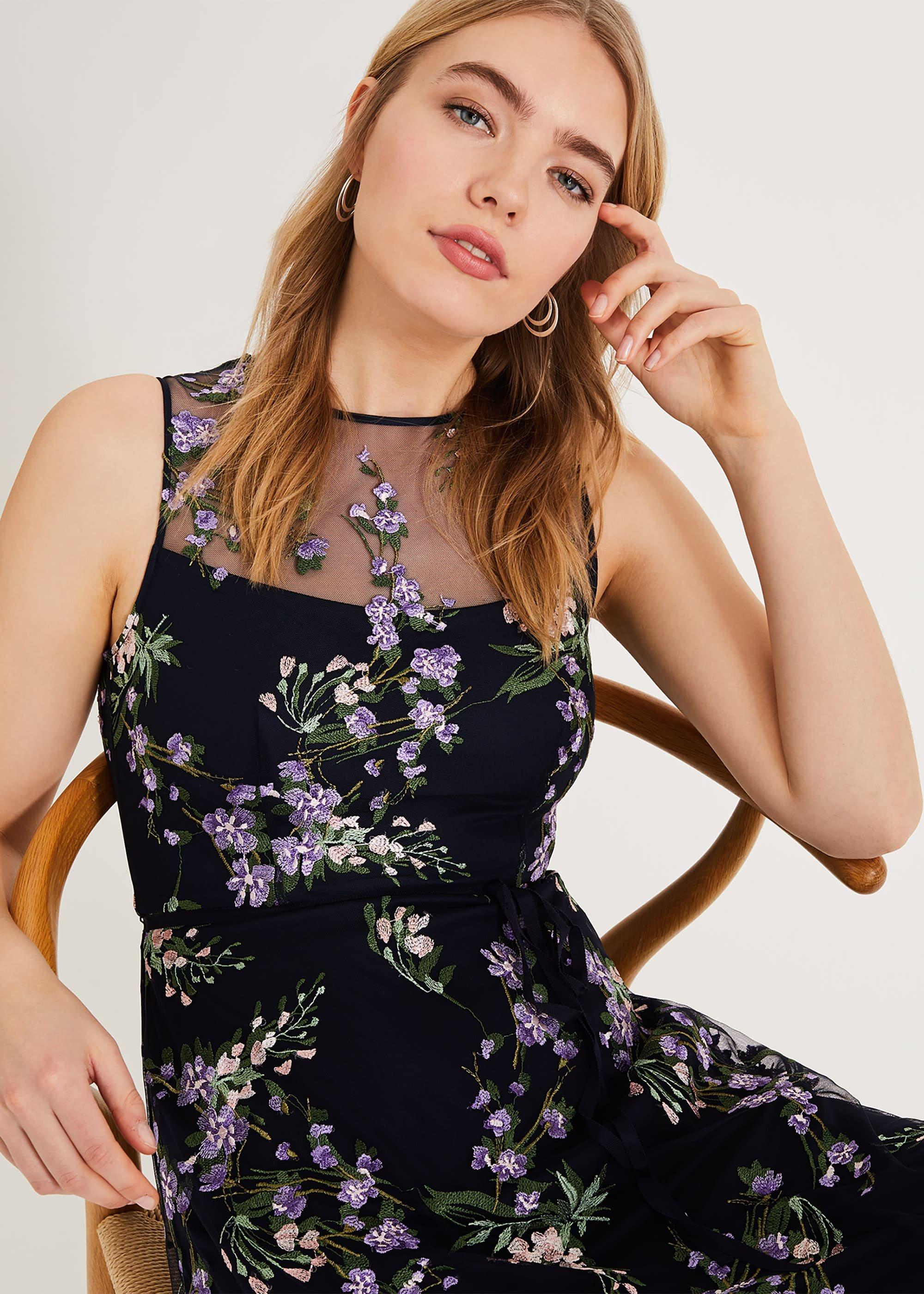 phase eight lizzy embroidered dress PHASE EIGHT Lizzy Embroidered Dress