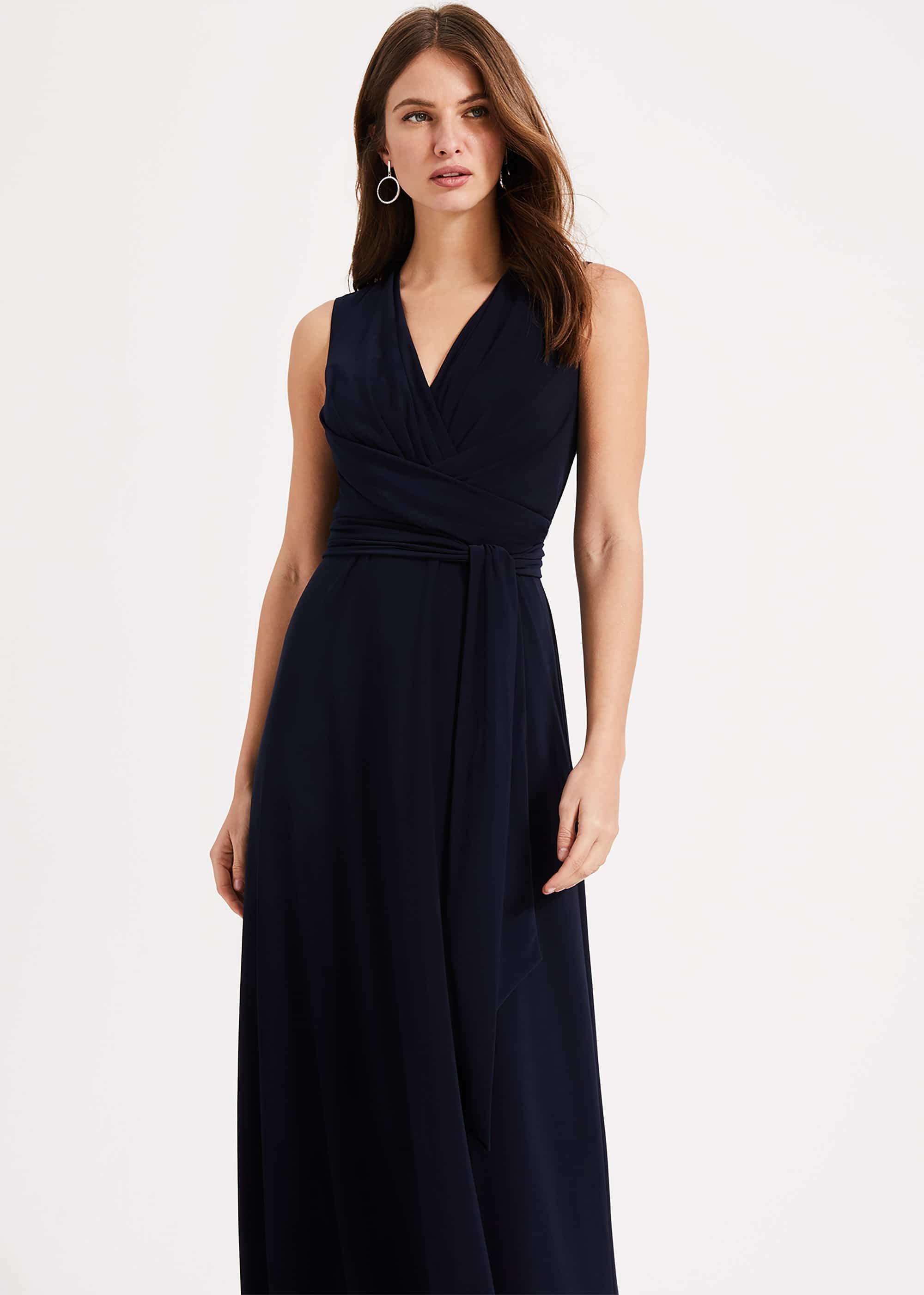 Leila Tie Maxi Dress