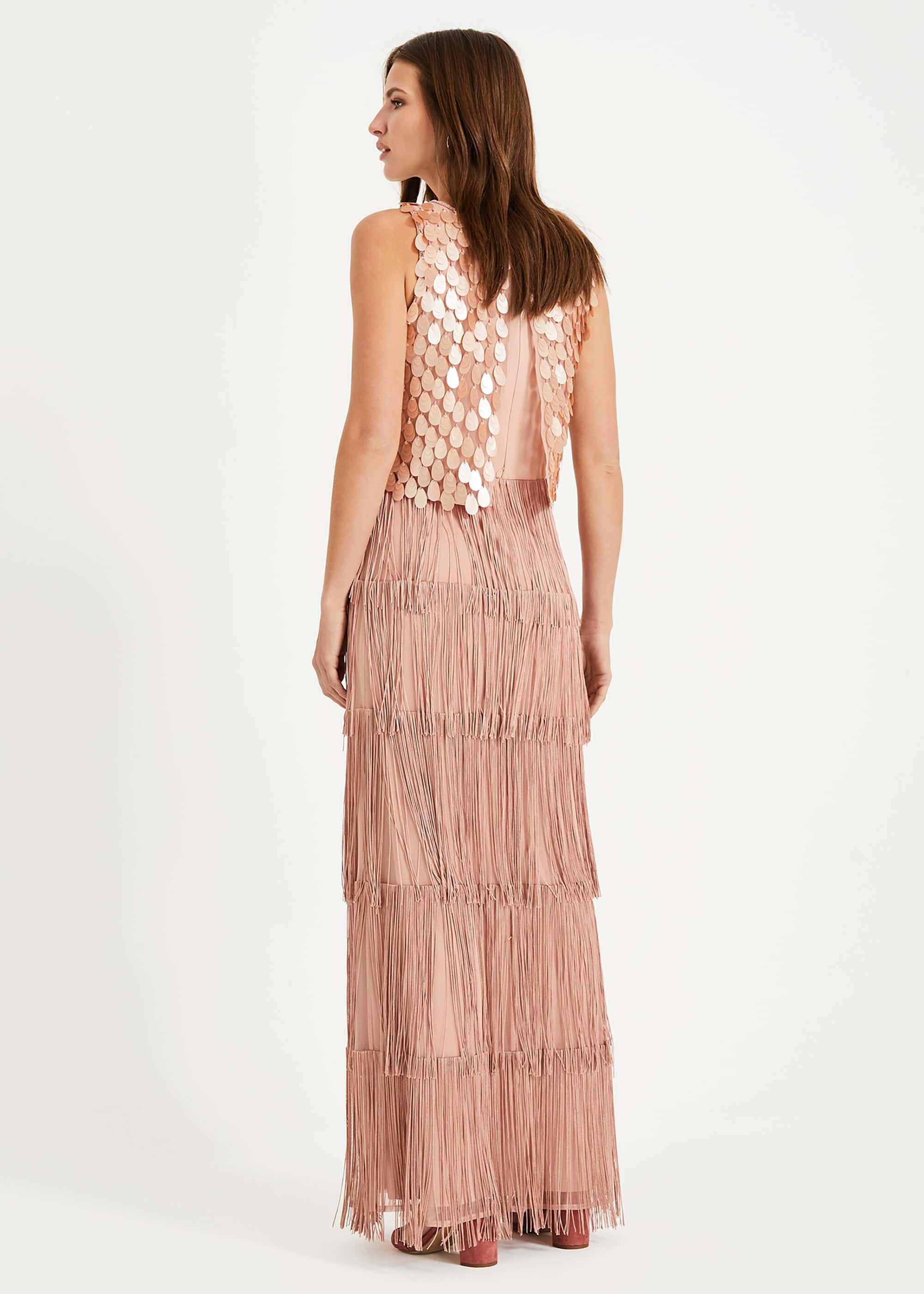 Amandine Fringe Maxi Dress