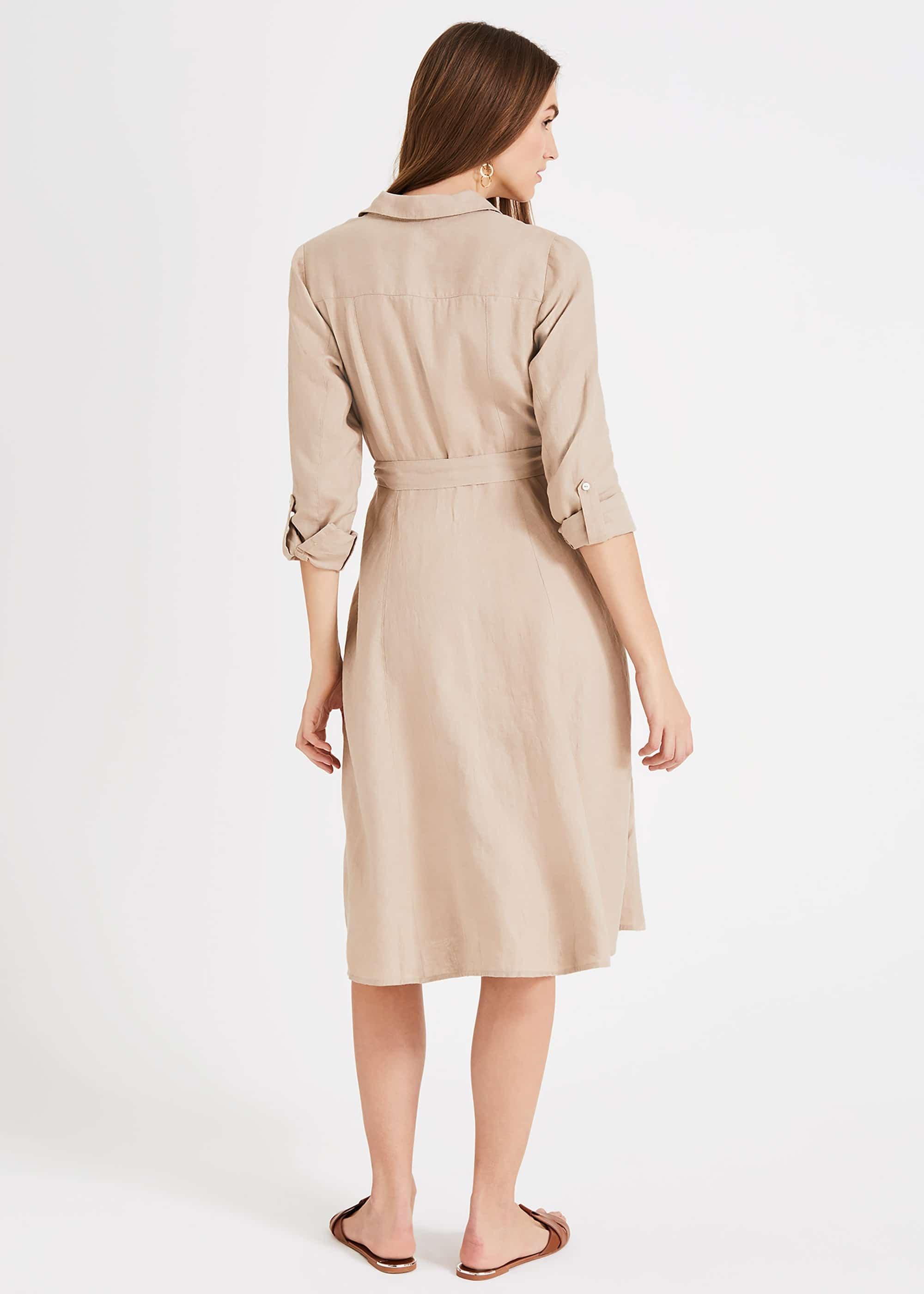 Willa Linen Shirt Dress