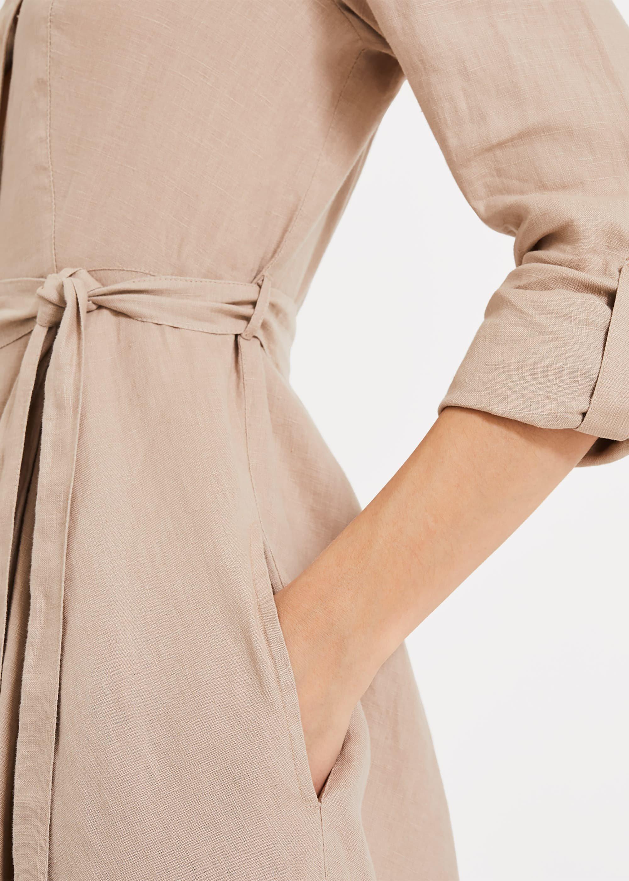 Willa Linen Shirt Dress
