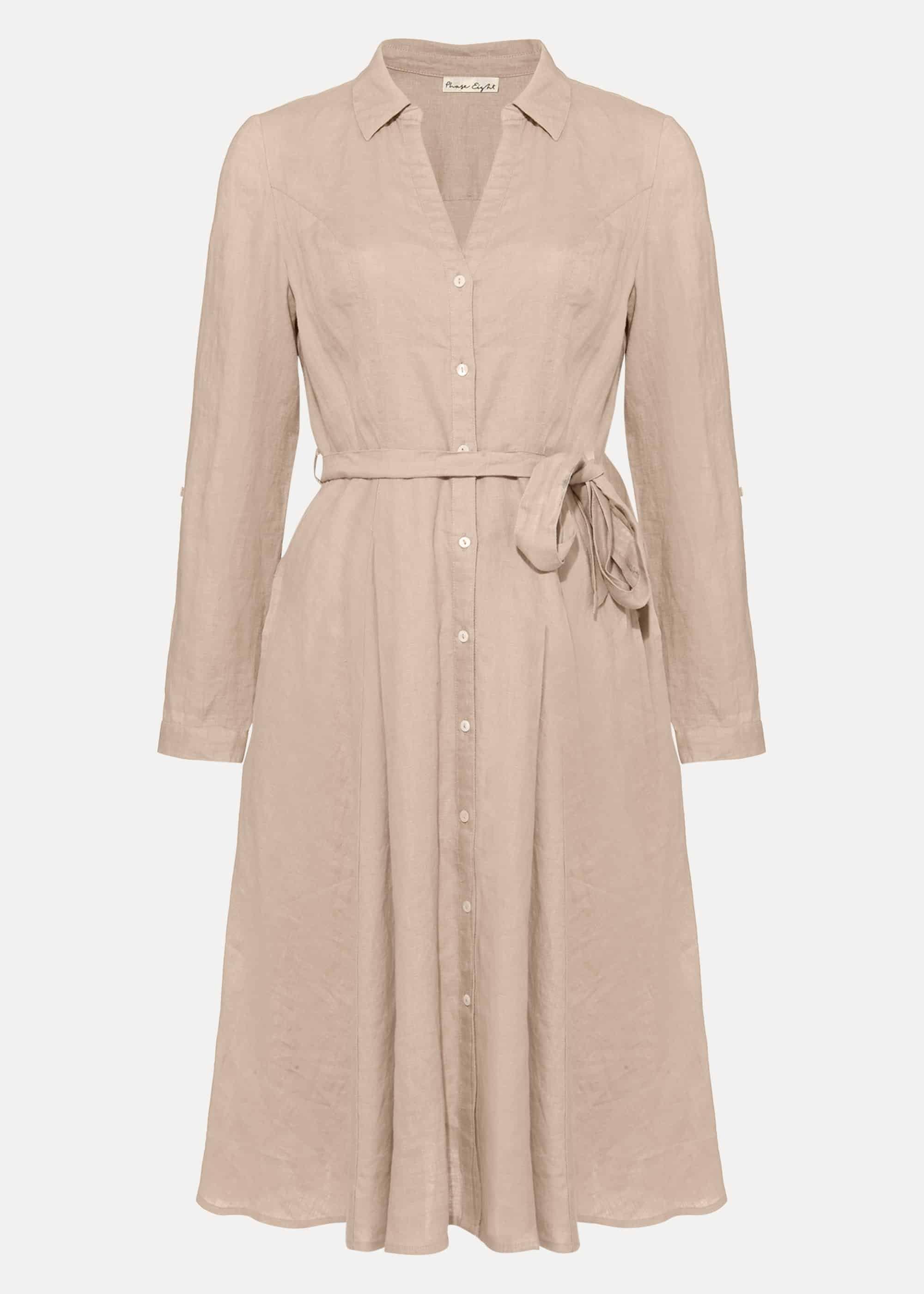 Willa Linen Shirt Dress