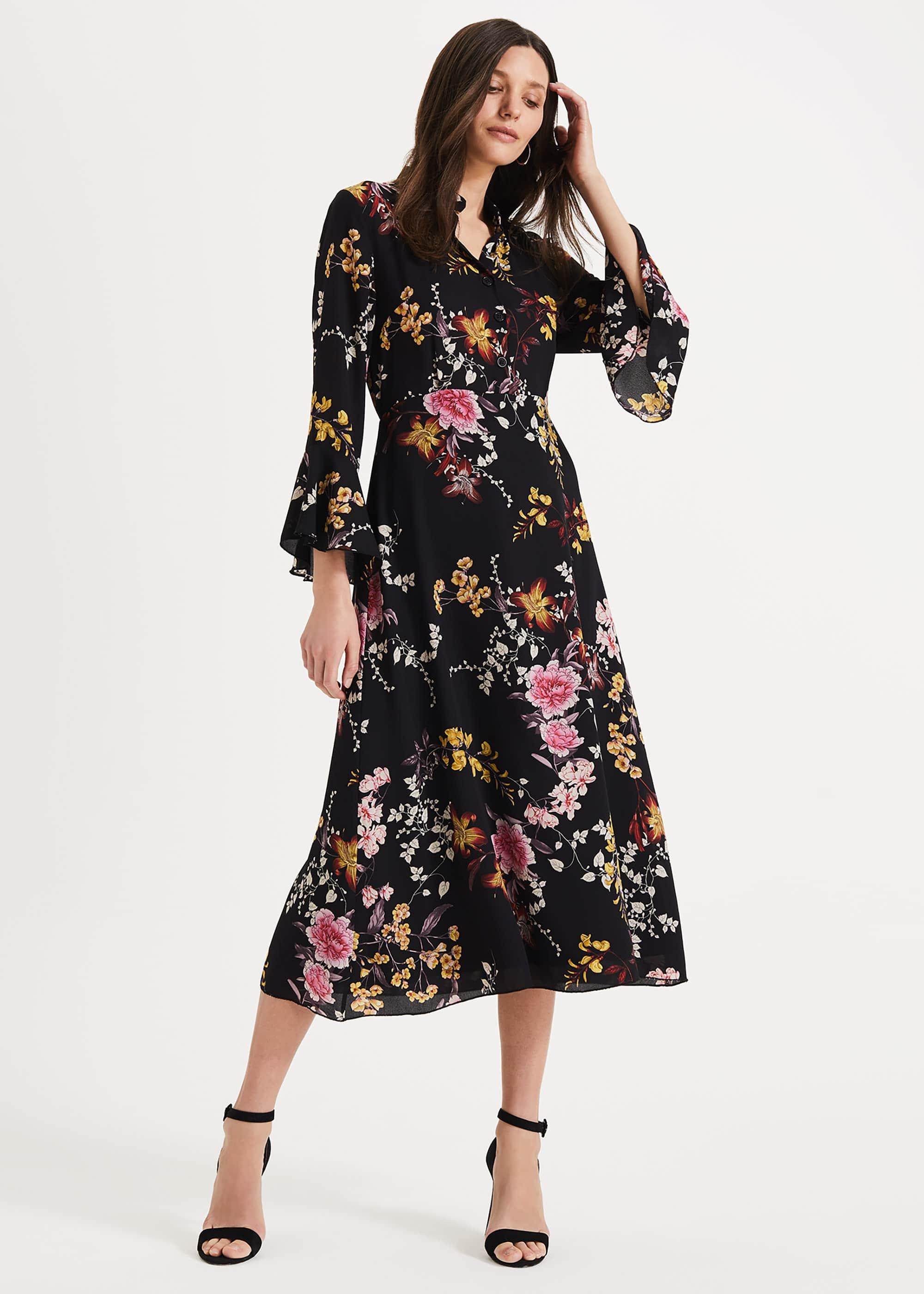 Claude Floral Shirt Dress