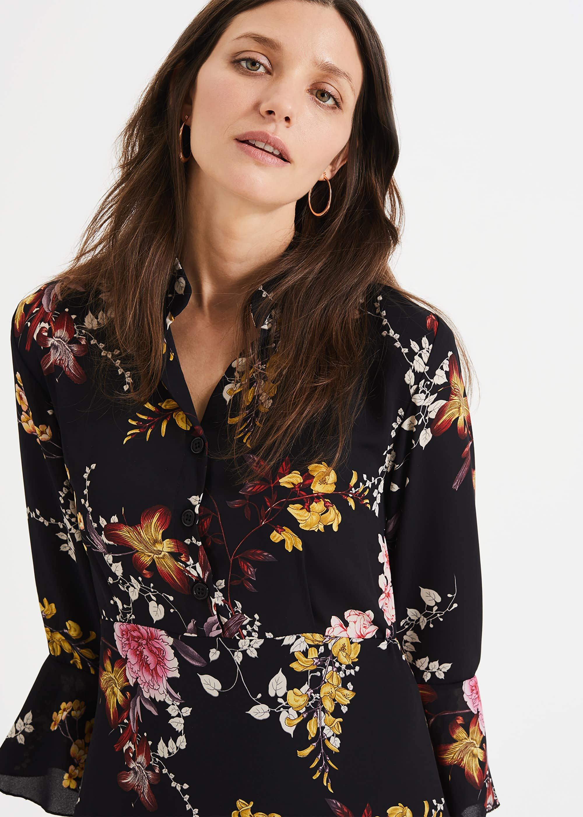 Claude Floral Shirt Dress
