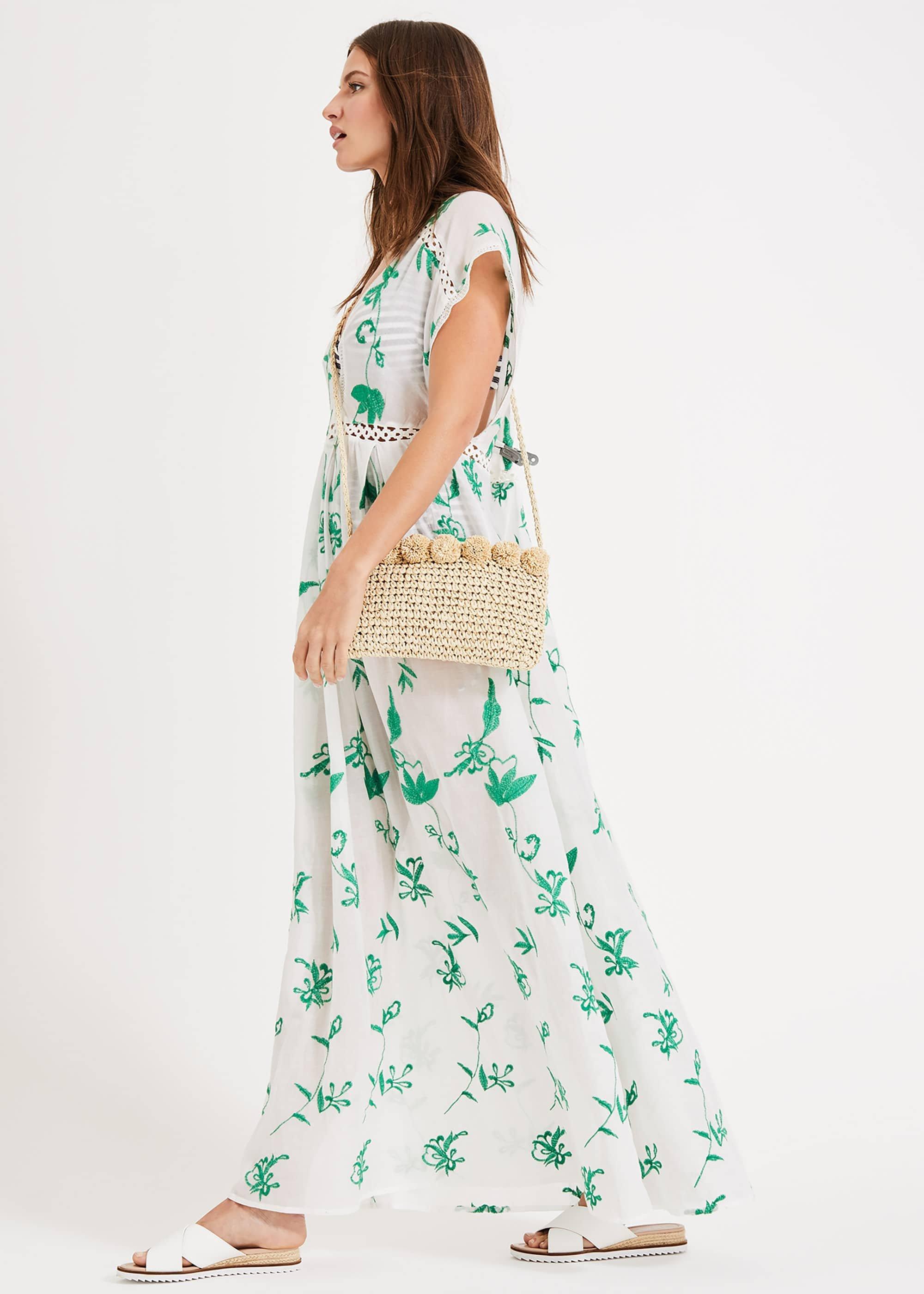 Ebony Embroidered Maxi Dress