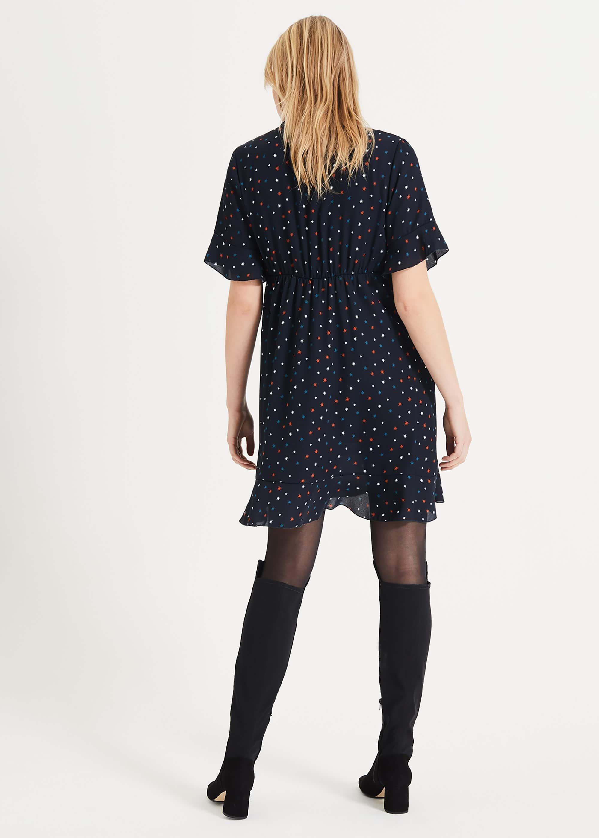 Sarah Star Frill Dress