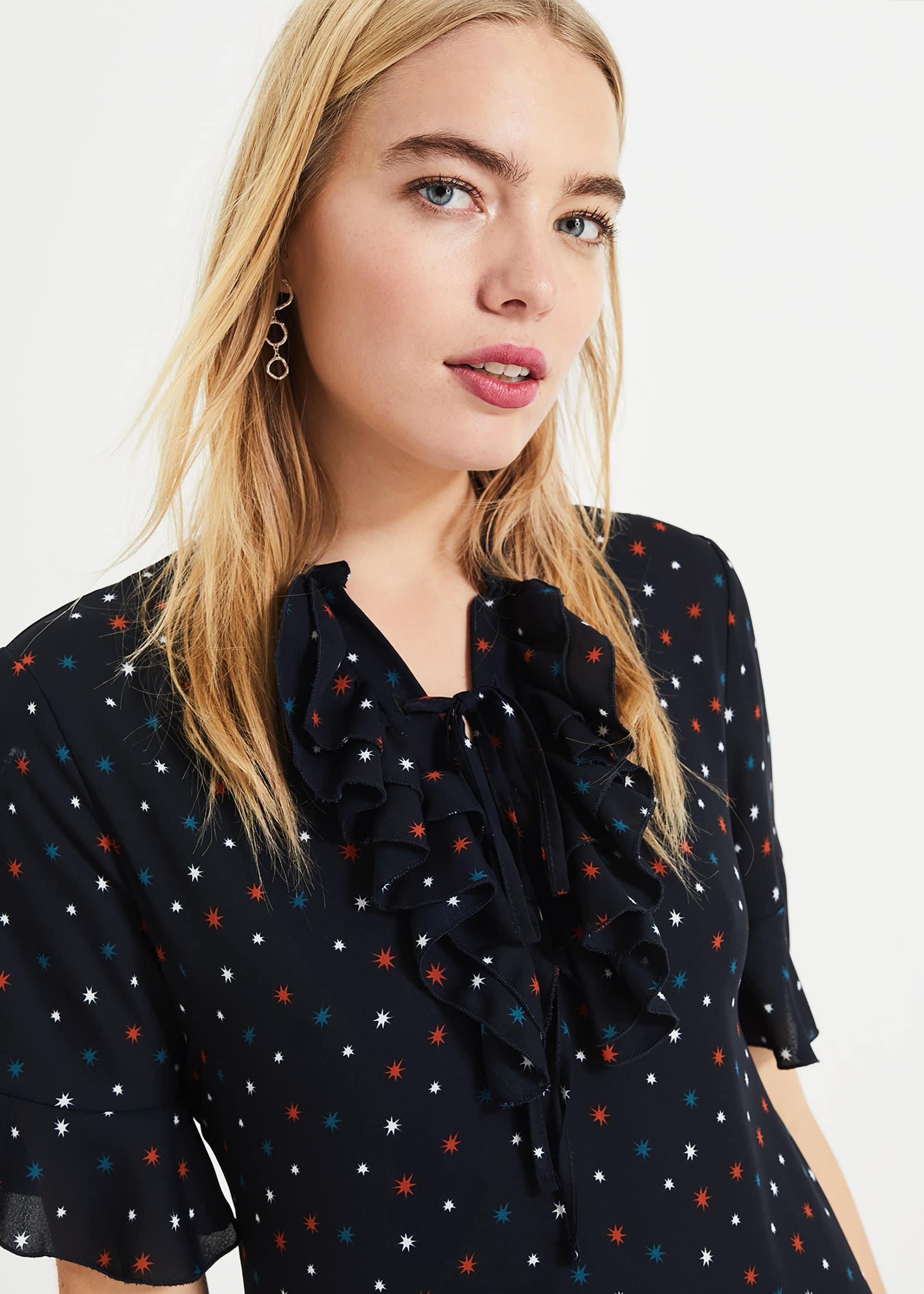 Sarah Star Frill Dress