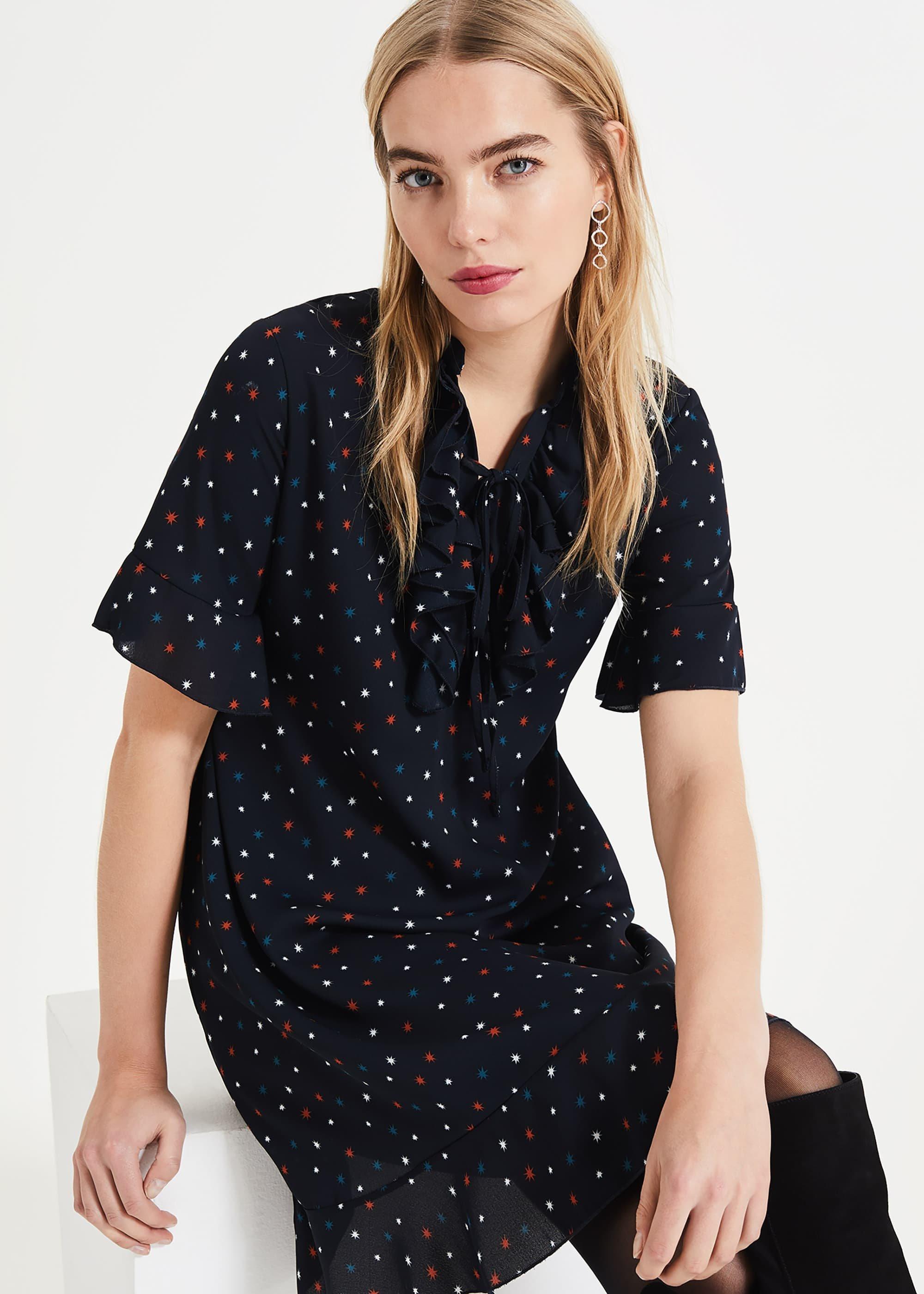 Sarah Star Frill Dress