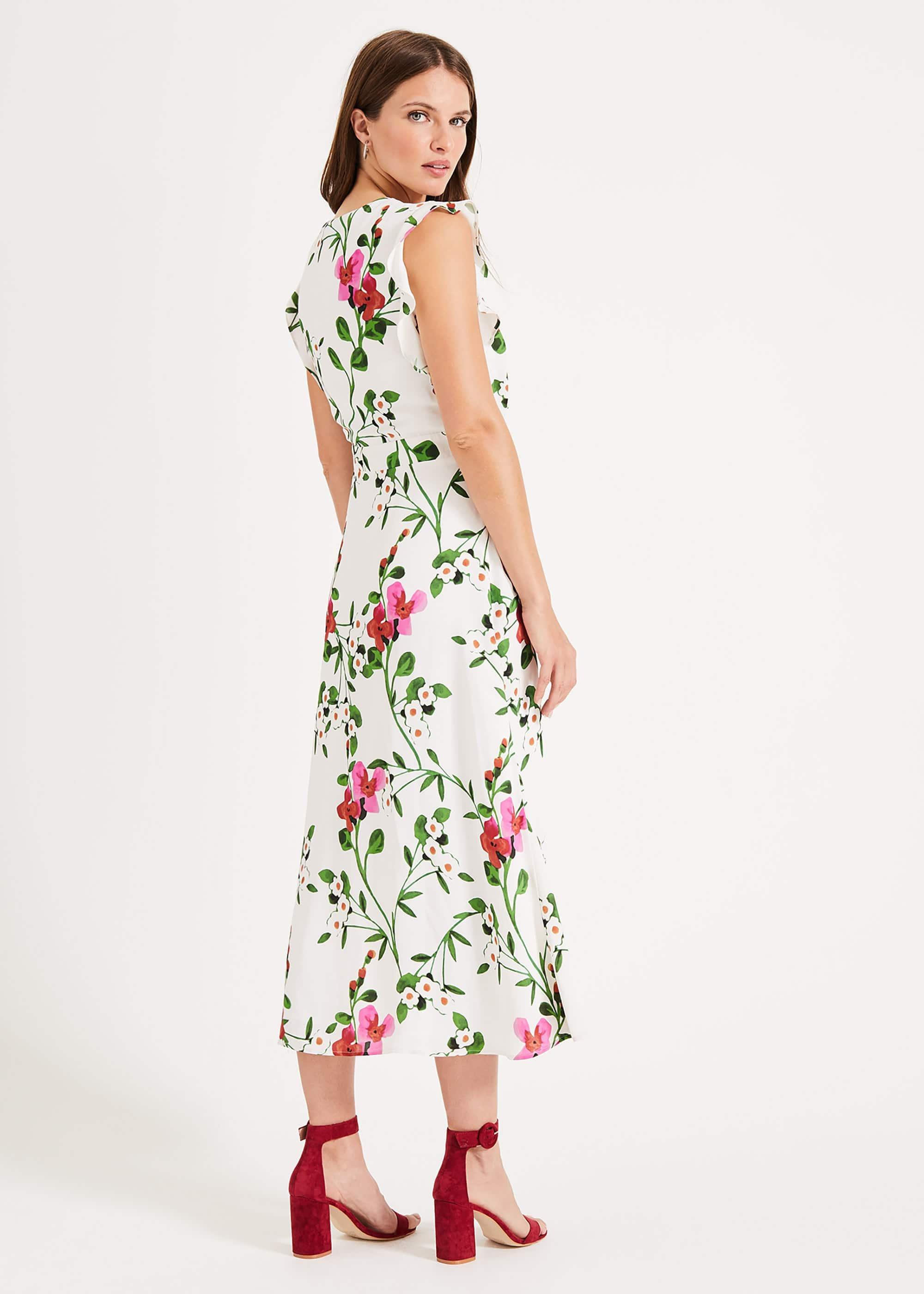 Posy Printed Wrap Dress