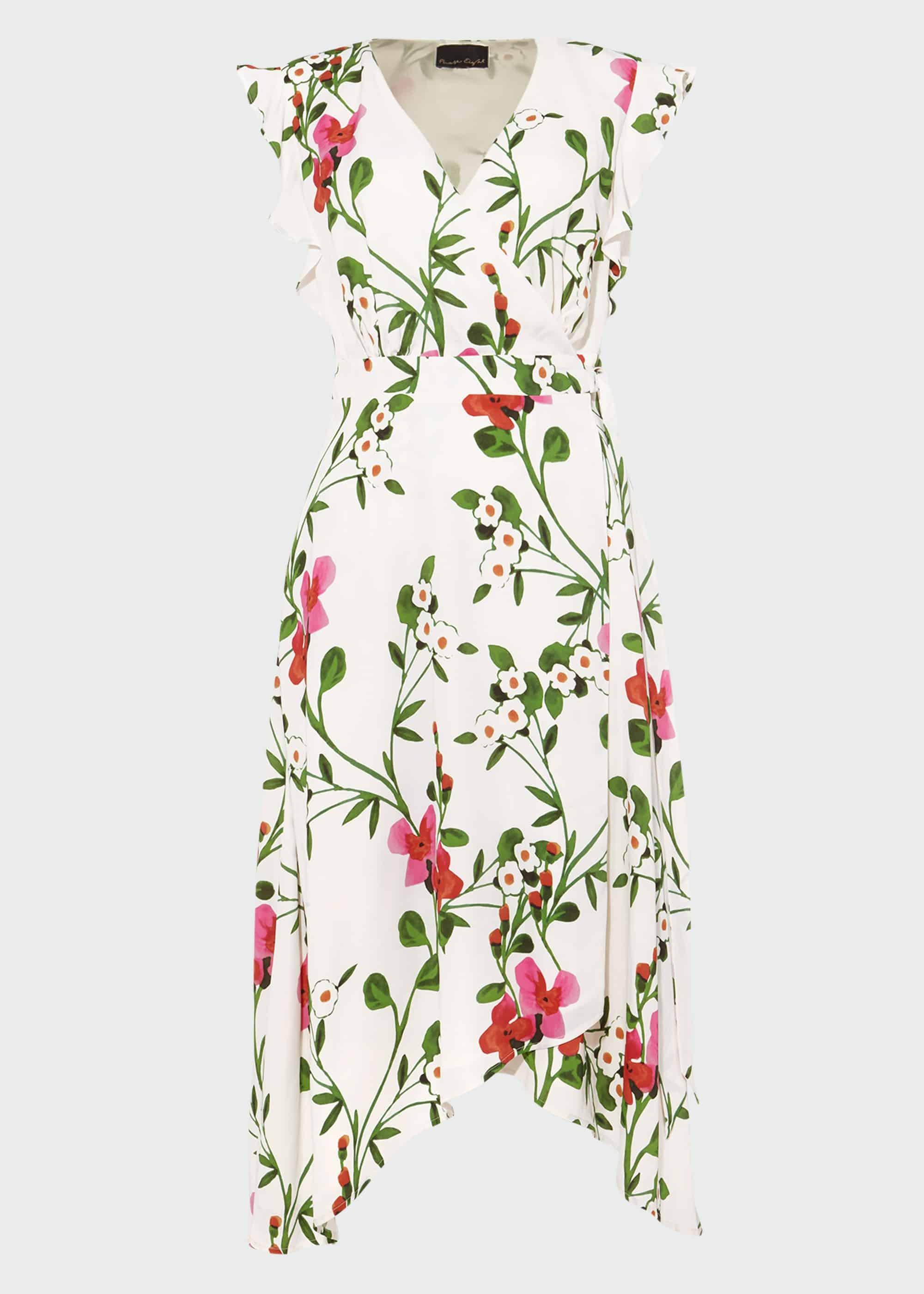 Posy Printed Wrap Dress