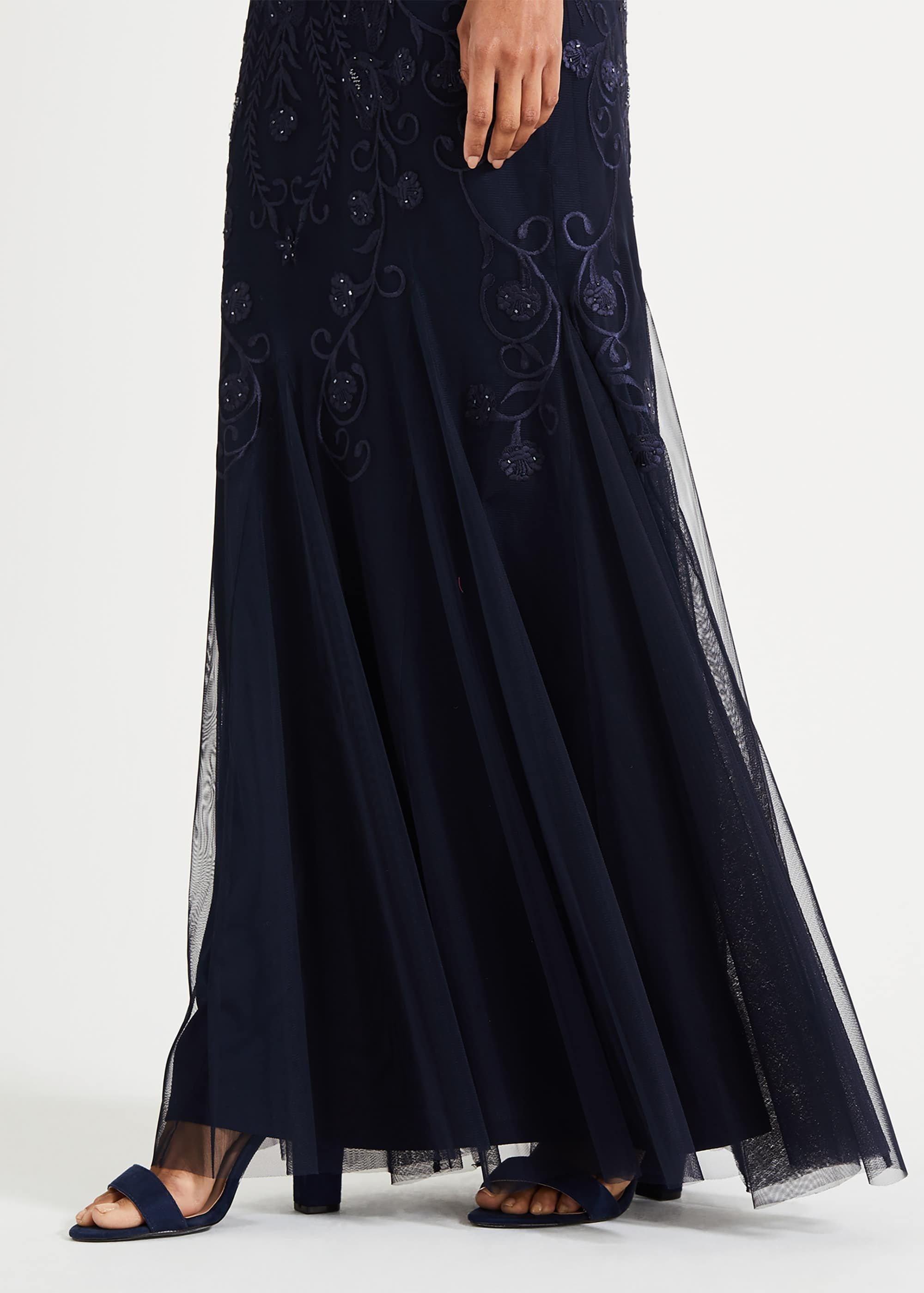 Cecilia Embroidered Maxi Dress