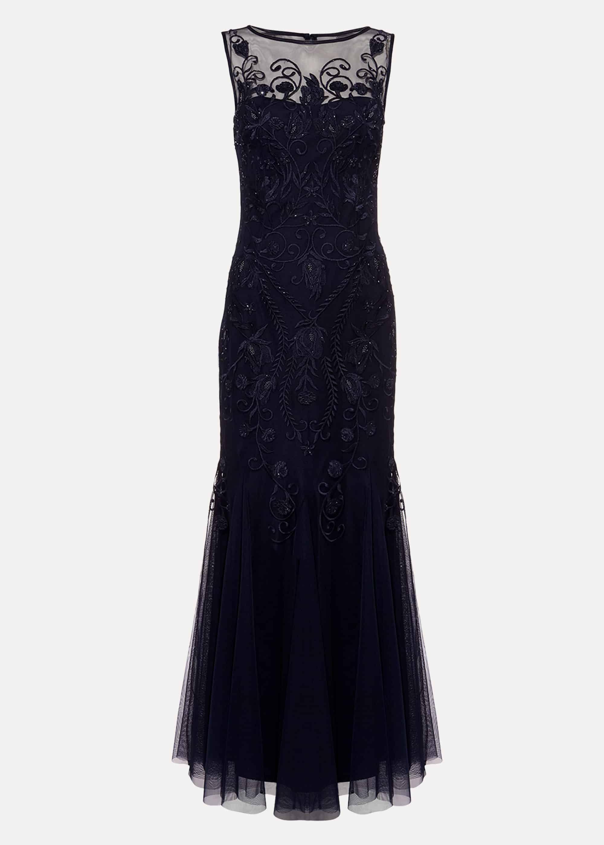 Cecilia Embroidered Maxi Dress