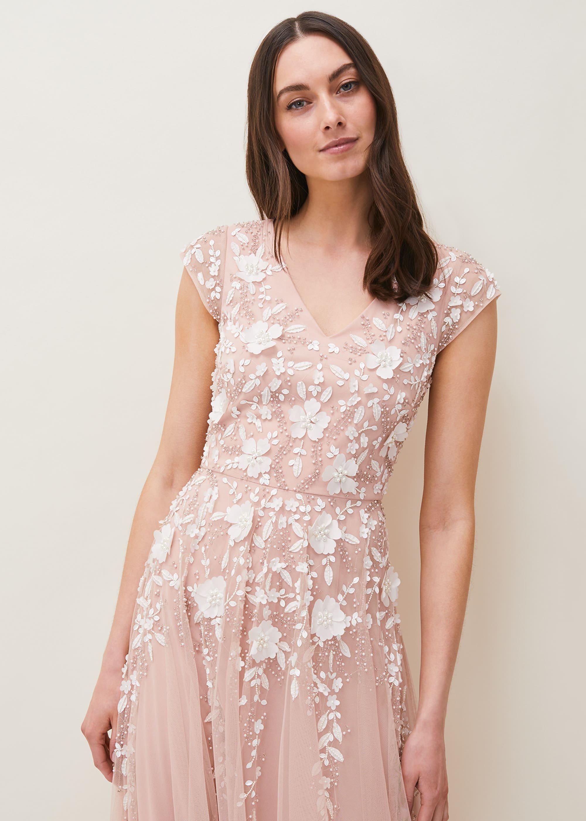 Henriette Flower Maxi Dress