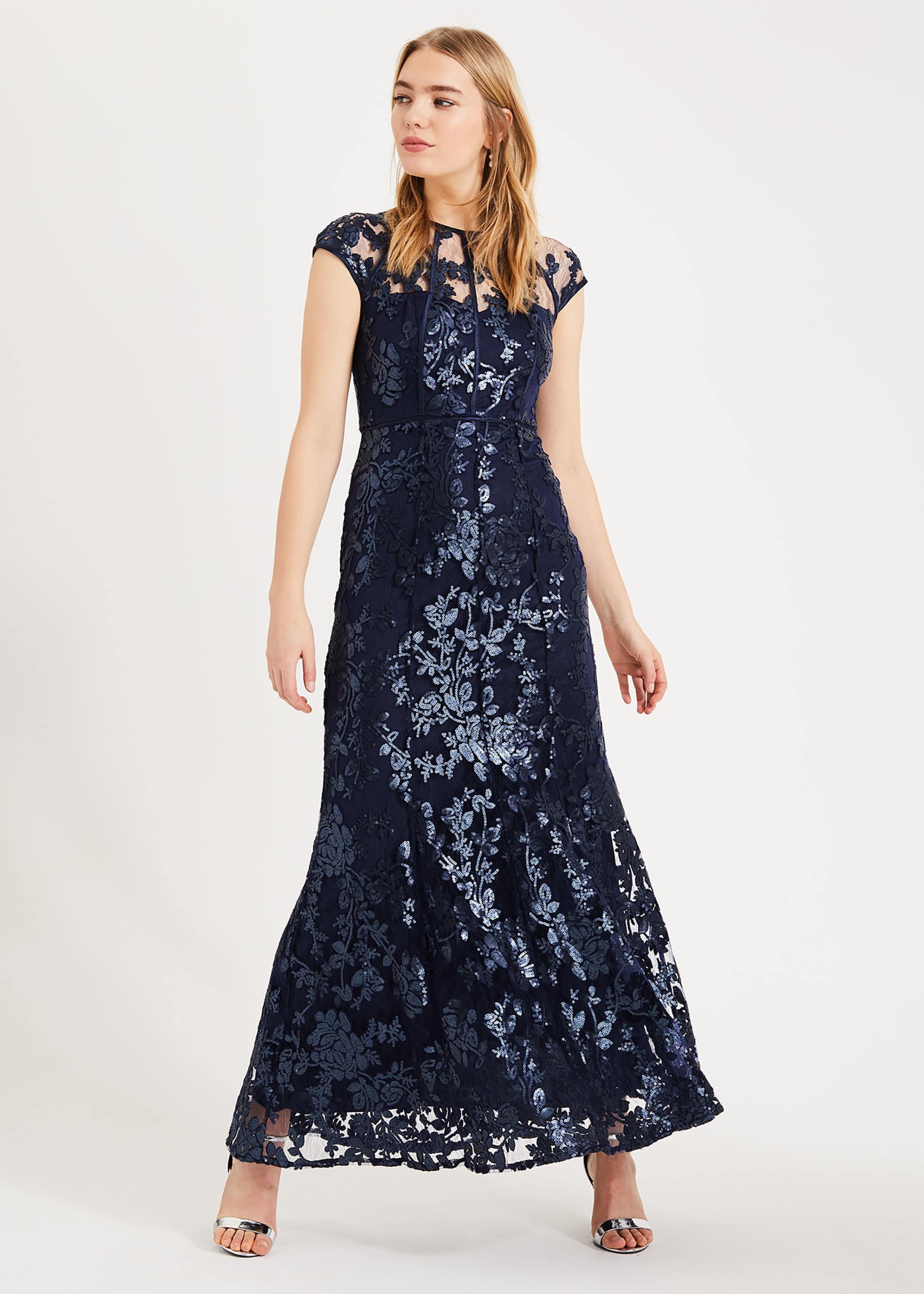 Yolanda Sequin Maxi Dress