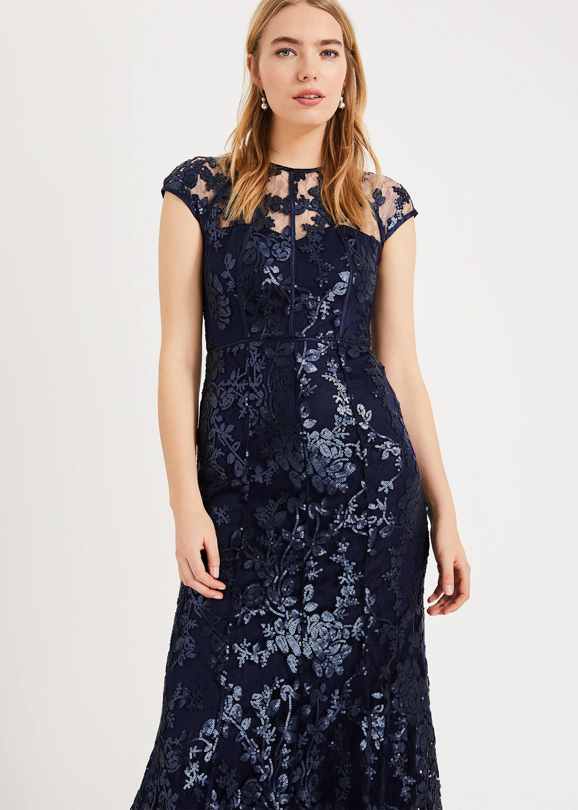 Yolanda Sequin Maxi Dress