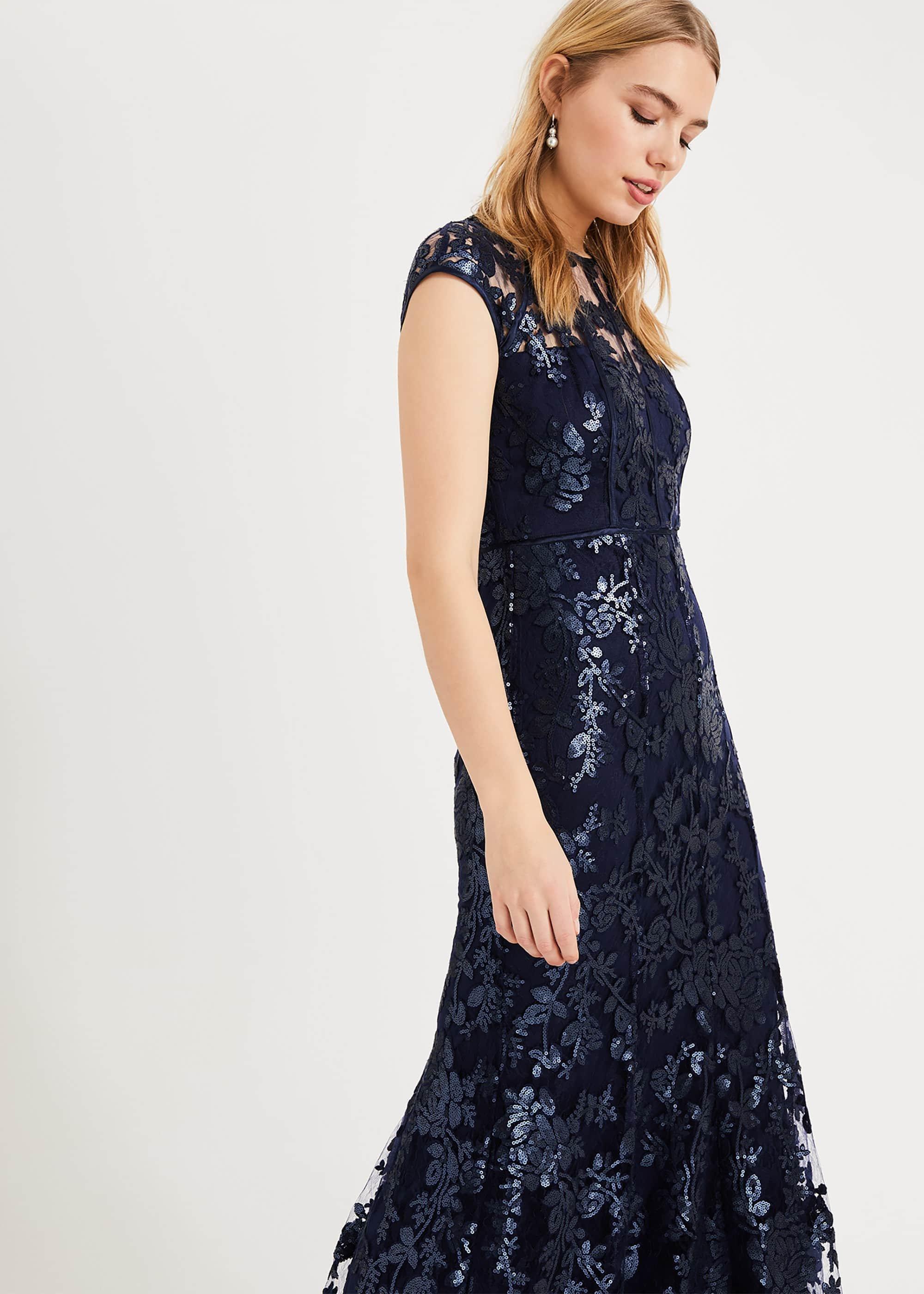 Yolanda Sequin Maxi Dress