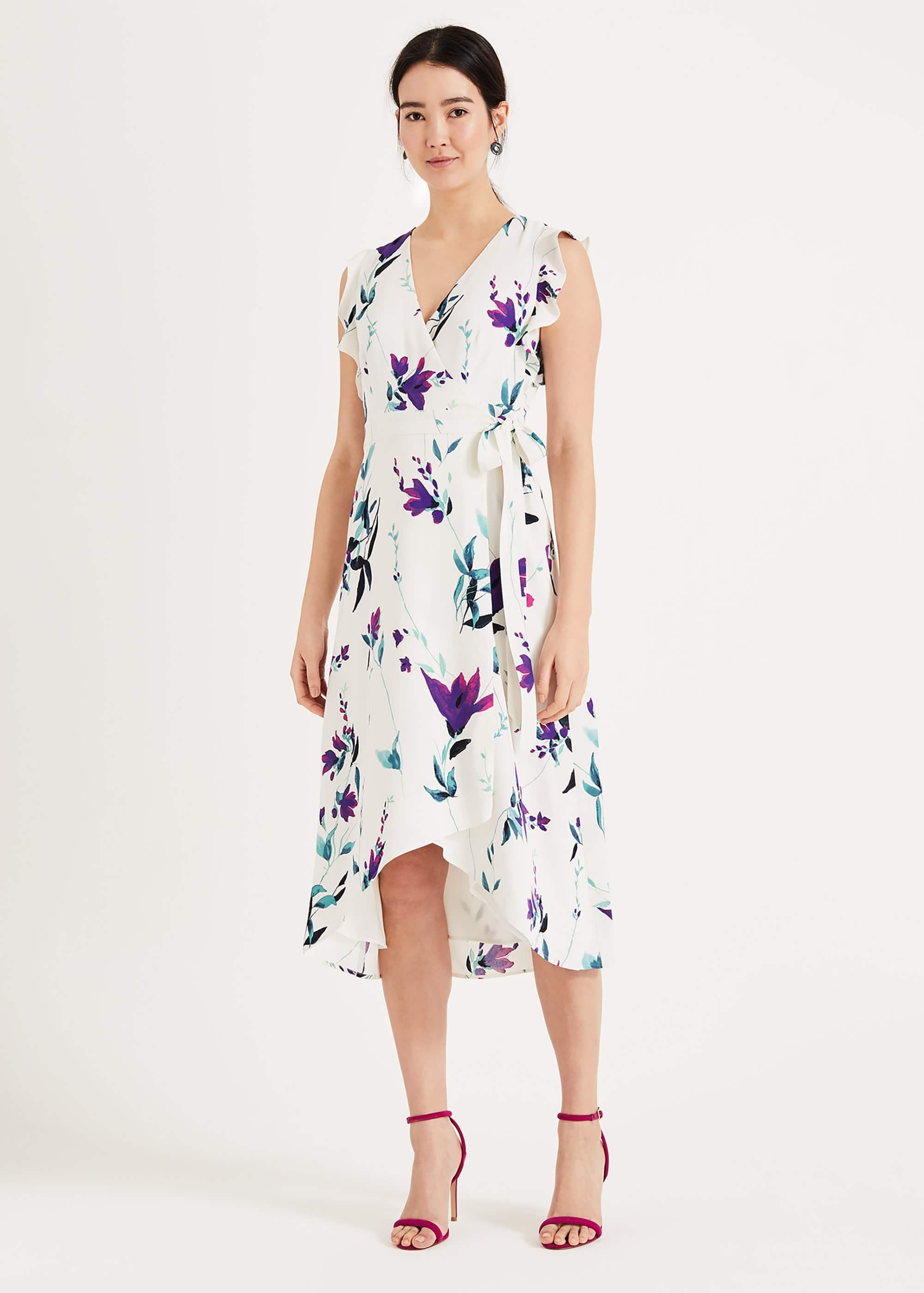 Caylana Print Wrap Dress