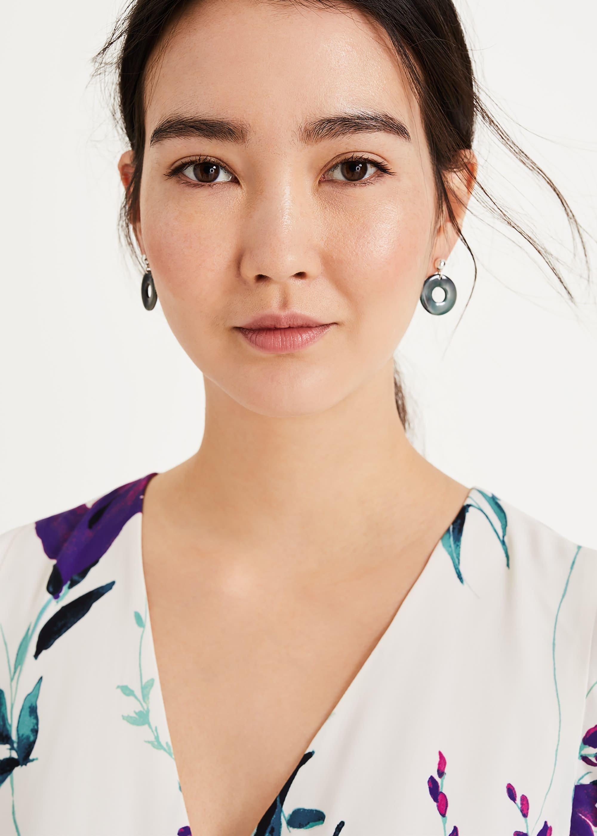 Caylana Print Wrap Dress