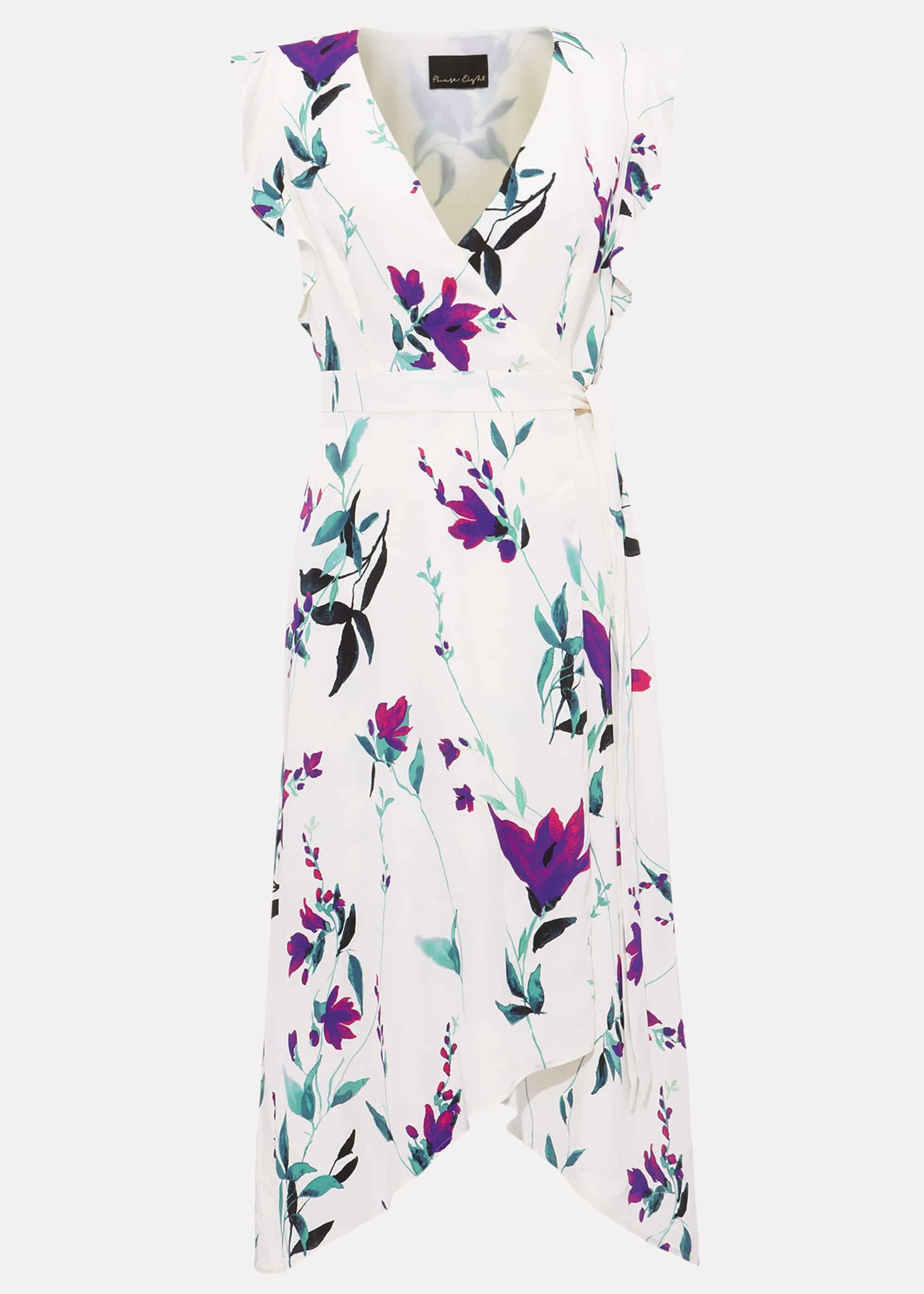 Caylana Print Wrap Dress