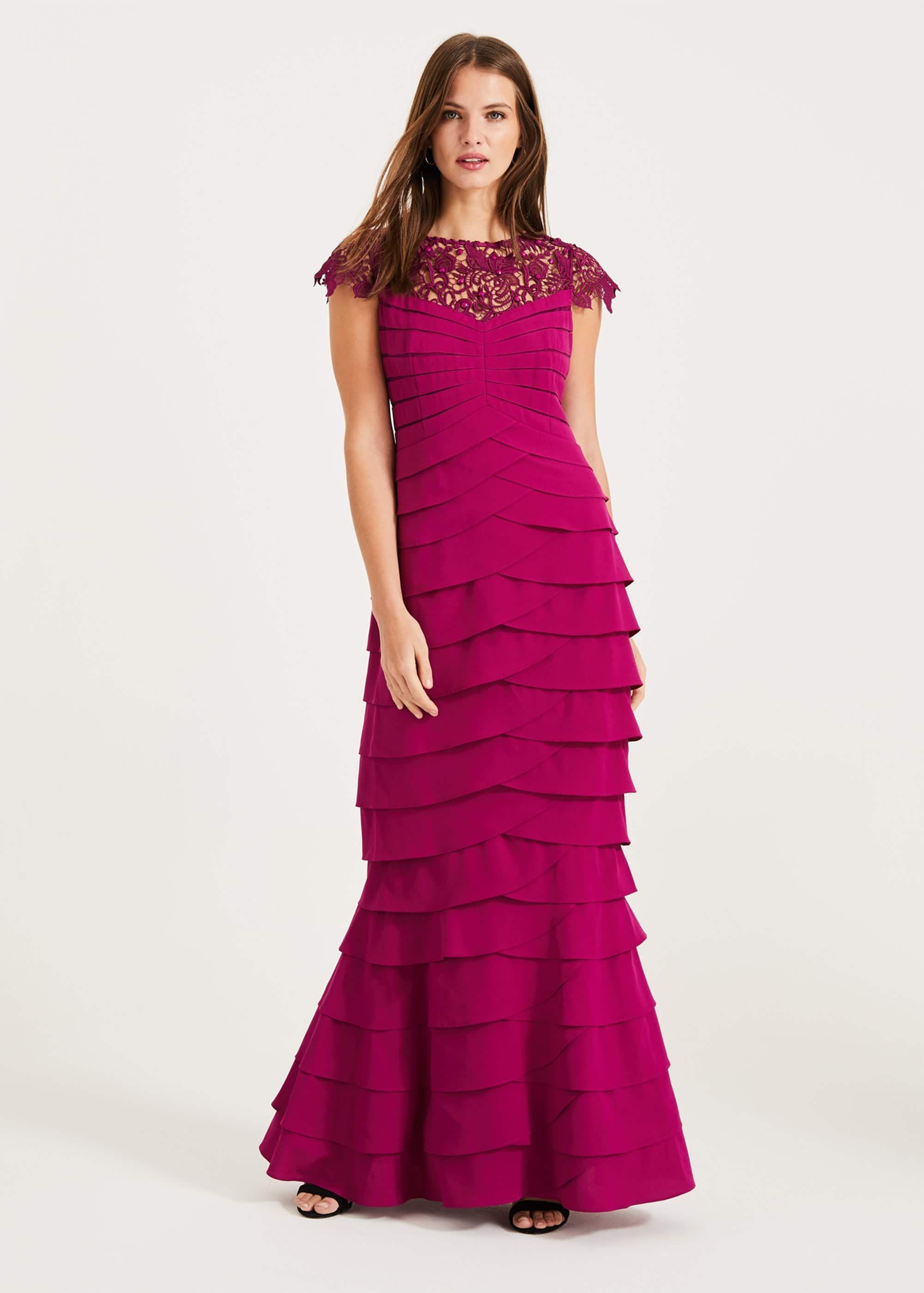 Alix Layered Fishtail Dress