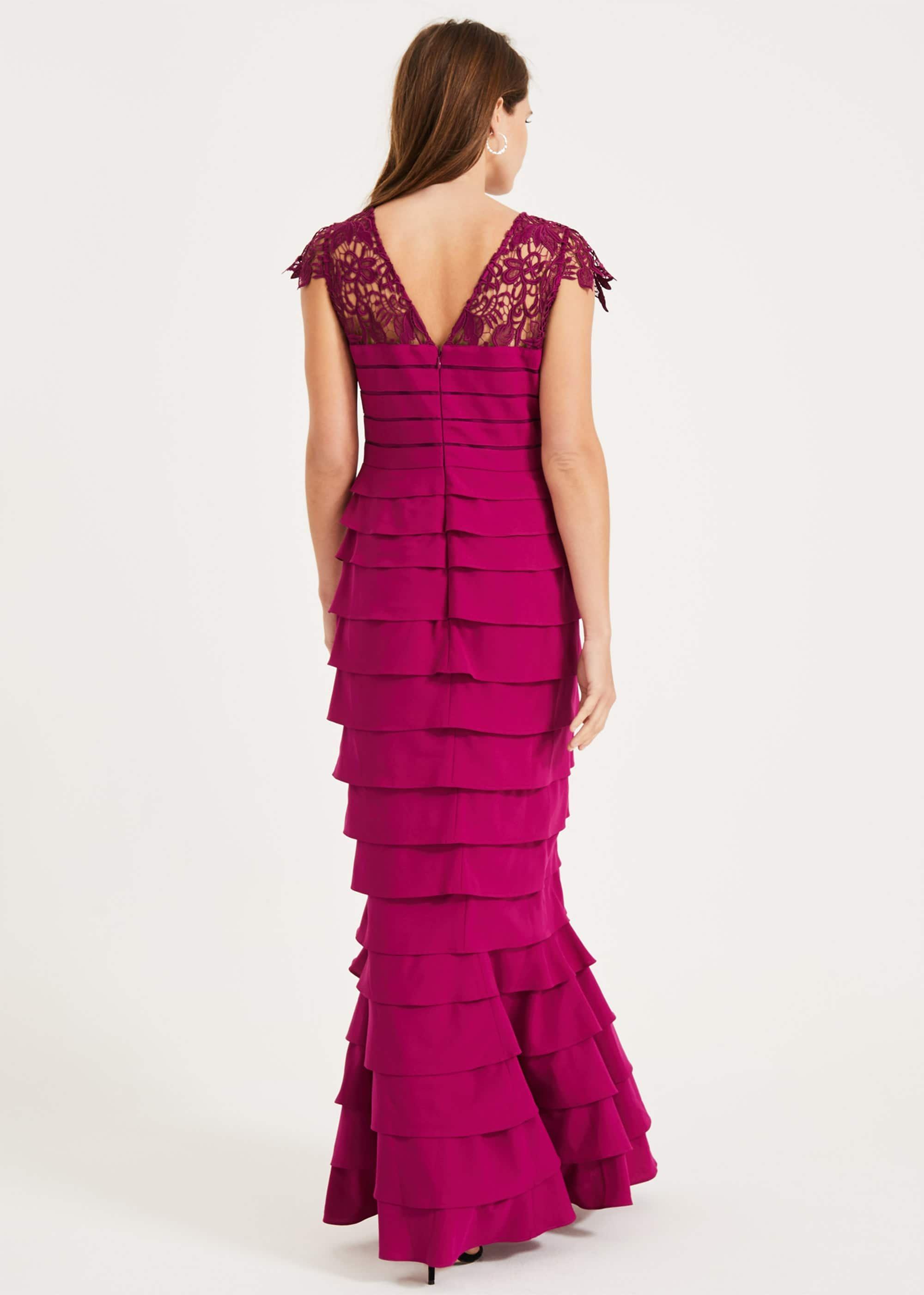 Alix Layered Fishtail Dress