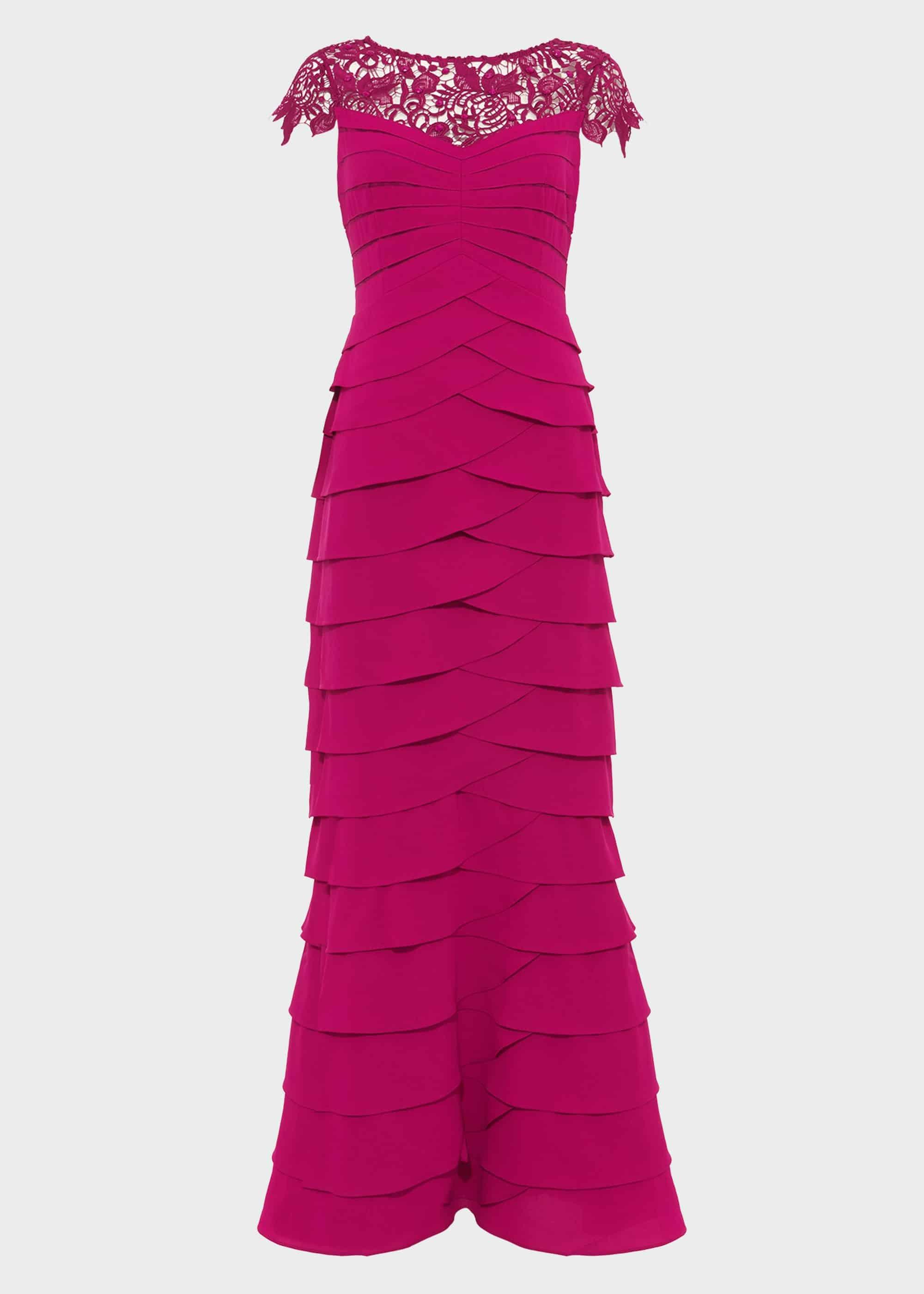 Alix Layered Fishtail Dress